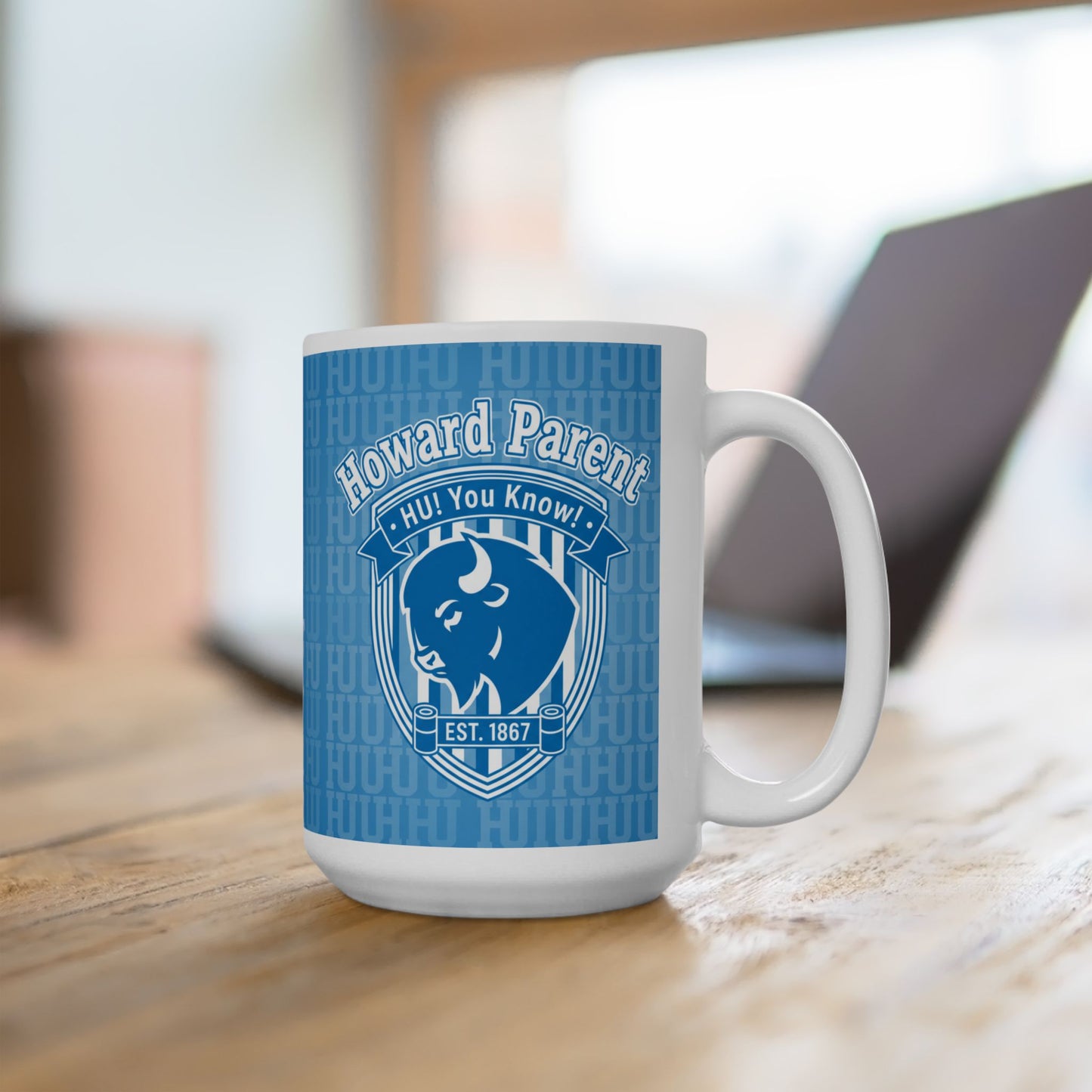 HU Parent Mug Collection  Proud, Connected, Bison Strong /Ceramic Mug, (11oz, 15oz) 4