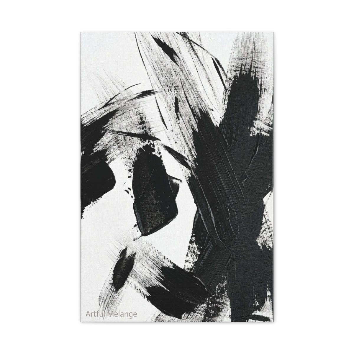 Acrylic Abstract Canvas Print - Richly Textured Artistry