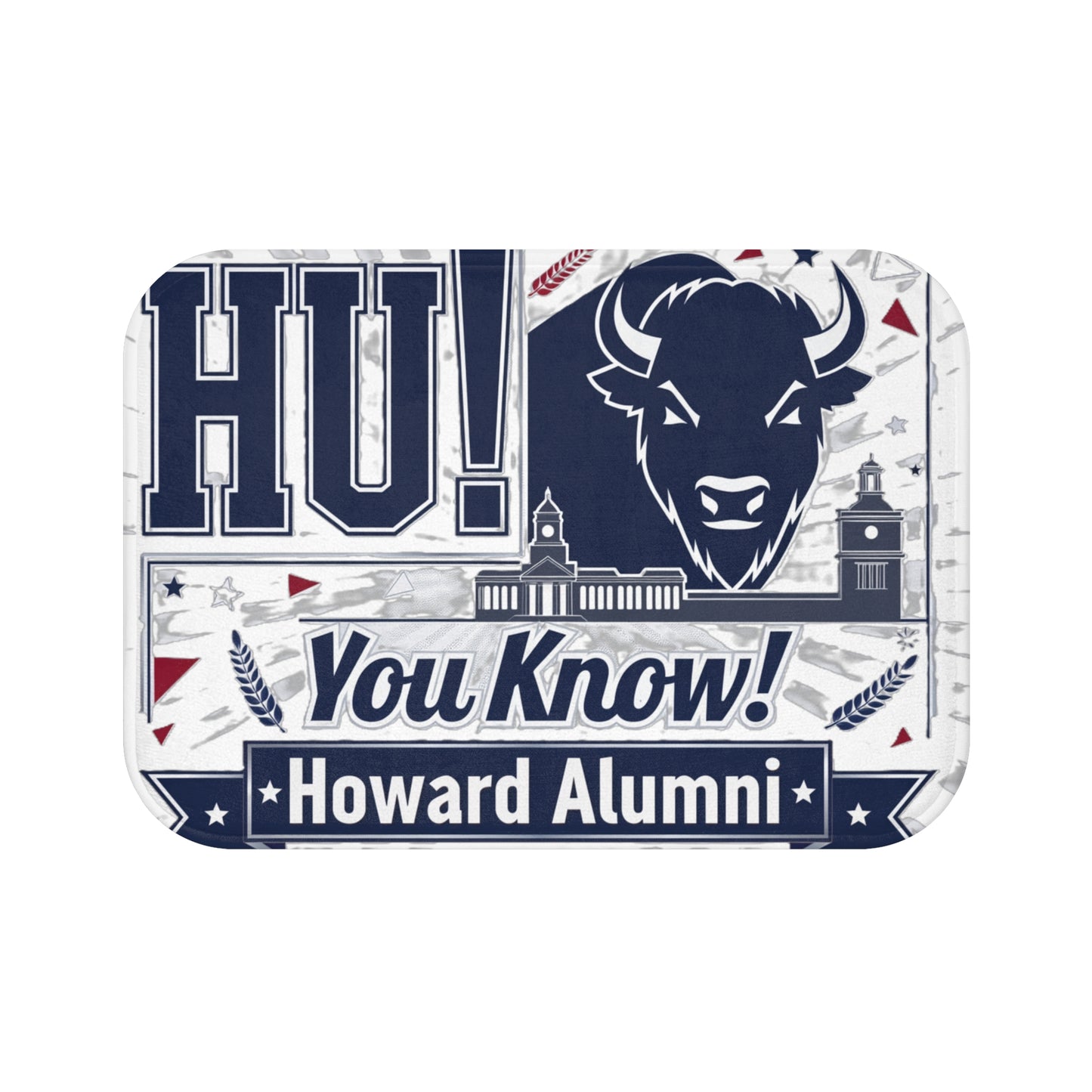 Howard University Legacy Bath Mat – Bison Pride Dorm Collection 6