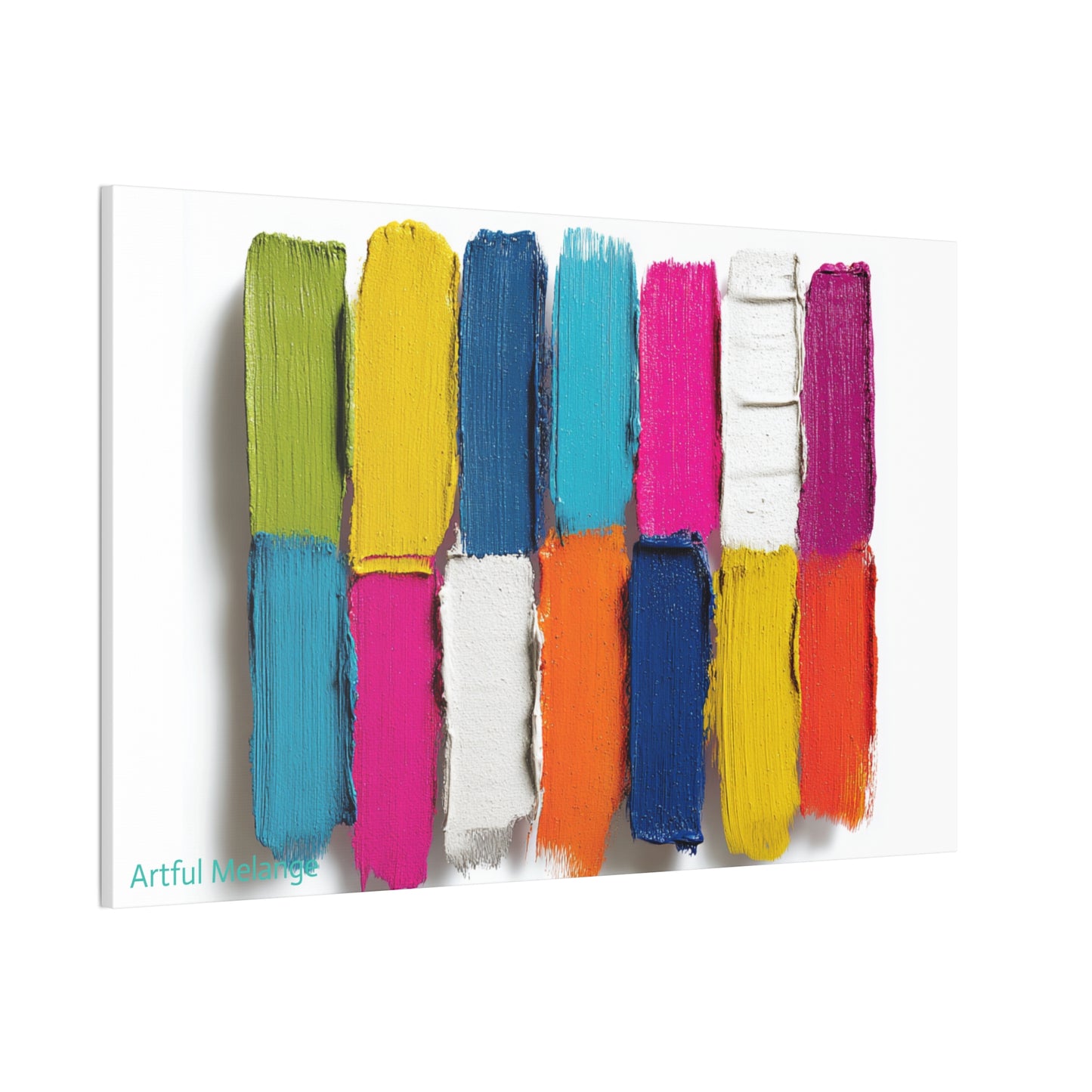 Acrylic Abstract Canvas Print - Richly Textured Artistry