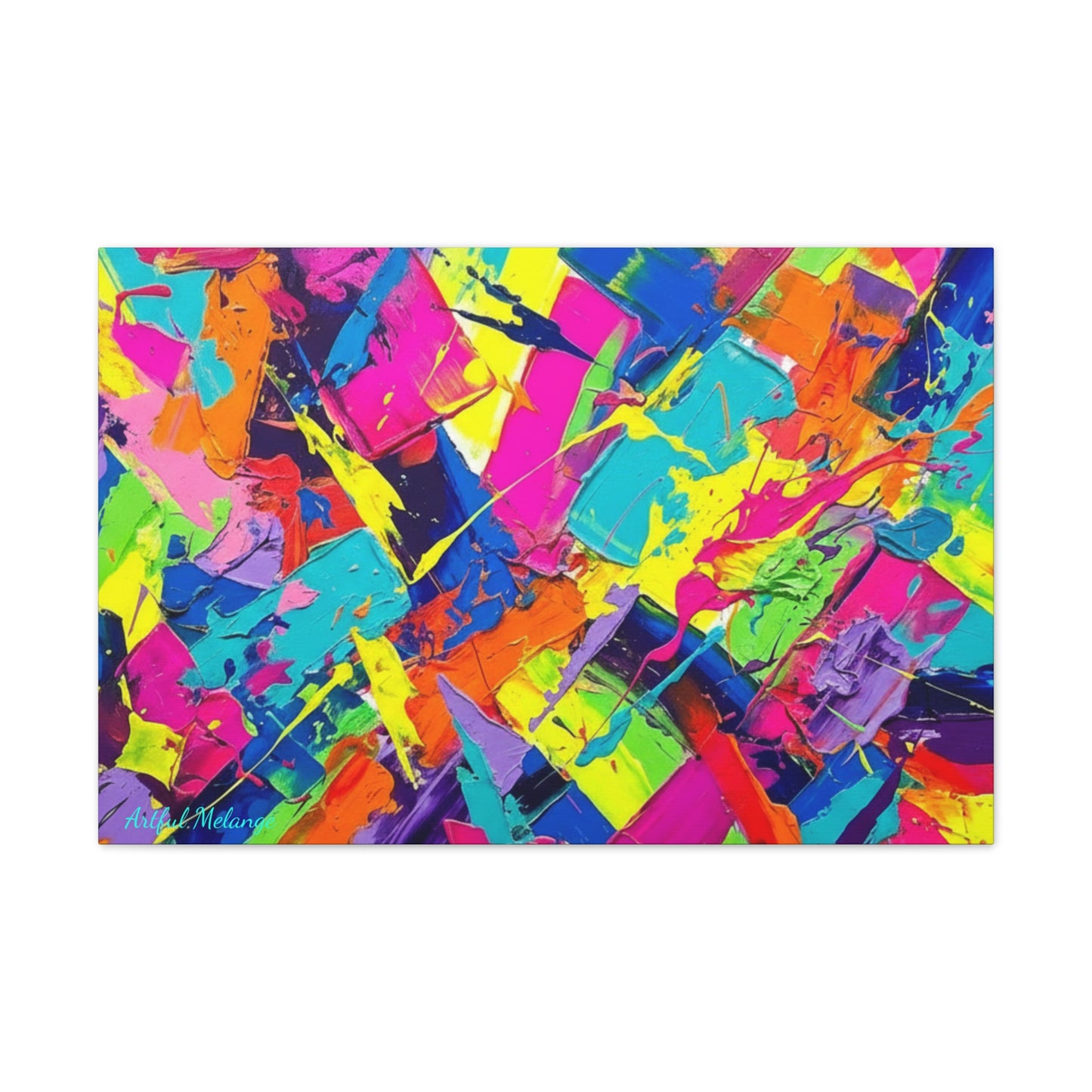Acrylic Abstract Canvas Print - Richly Textured Artistry