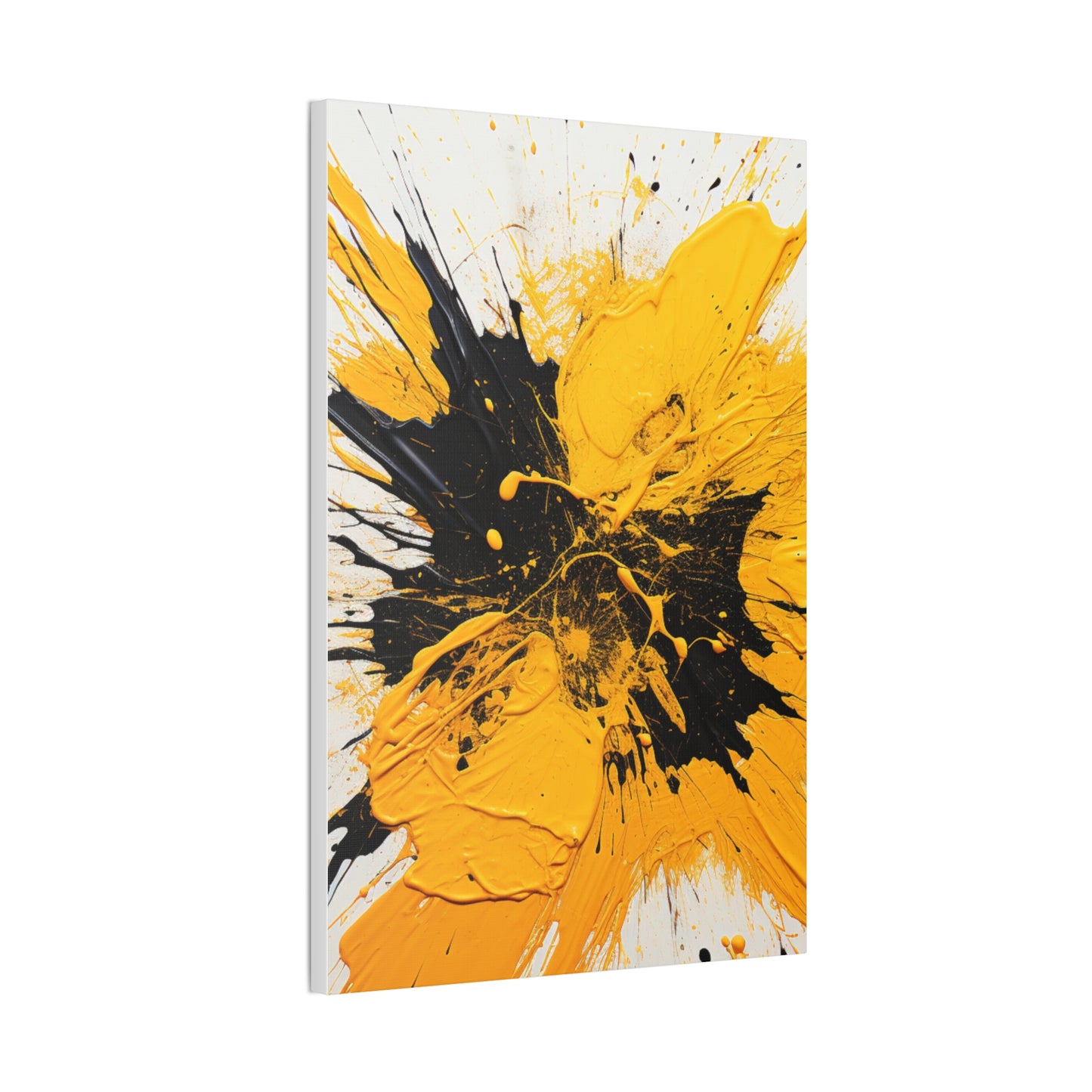 Acrylic Abstract Canvas Print - Richly Textured Artistry