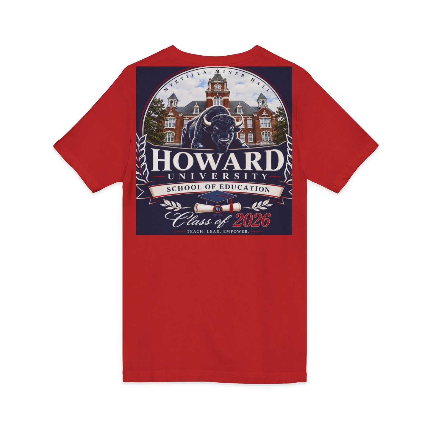 Howard University Class of 2026 Unisex V-Neck T-Shirt | The Mecca Incoming Class Tee