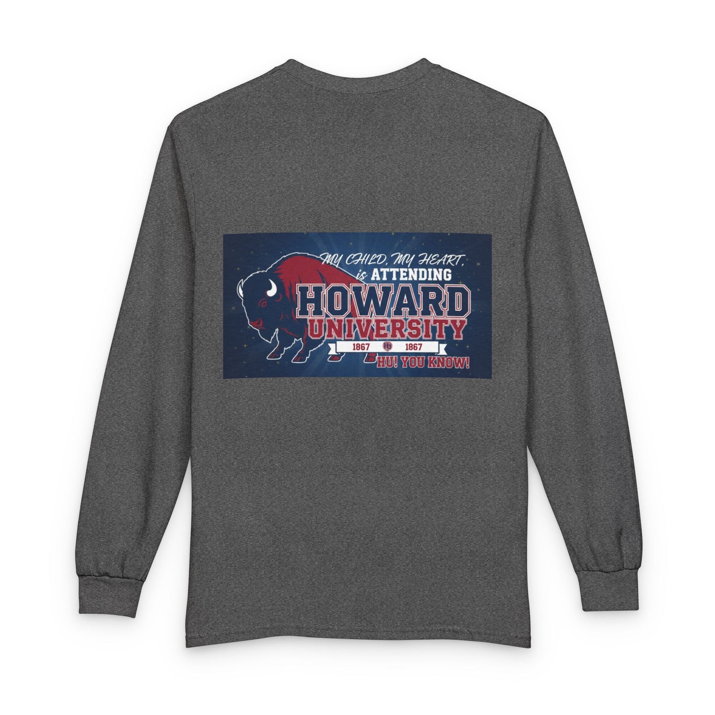 Howard University Pride Family Statement/Unisex Long Sleeve T-Shirt 6
