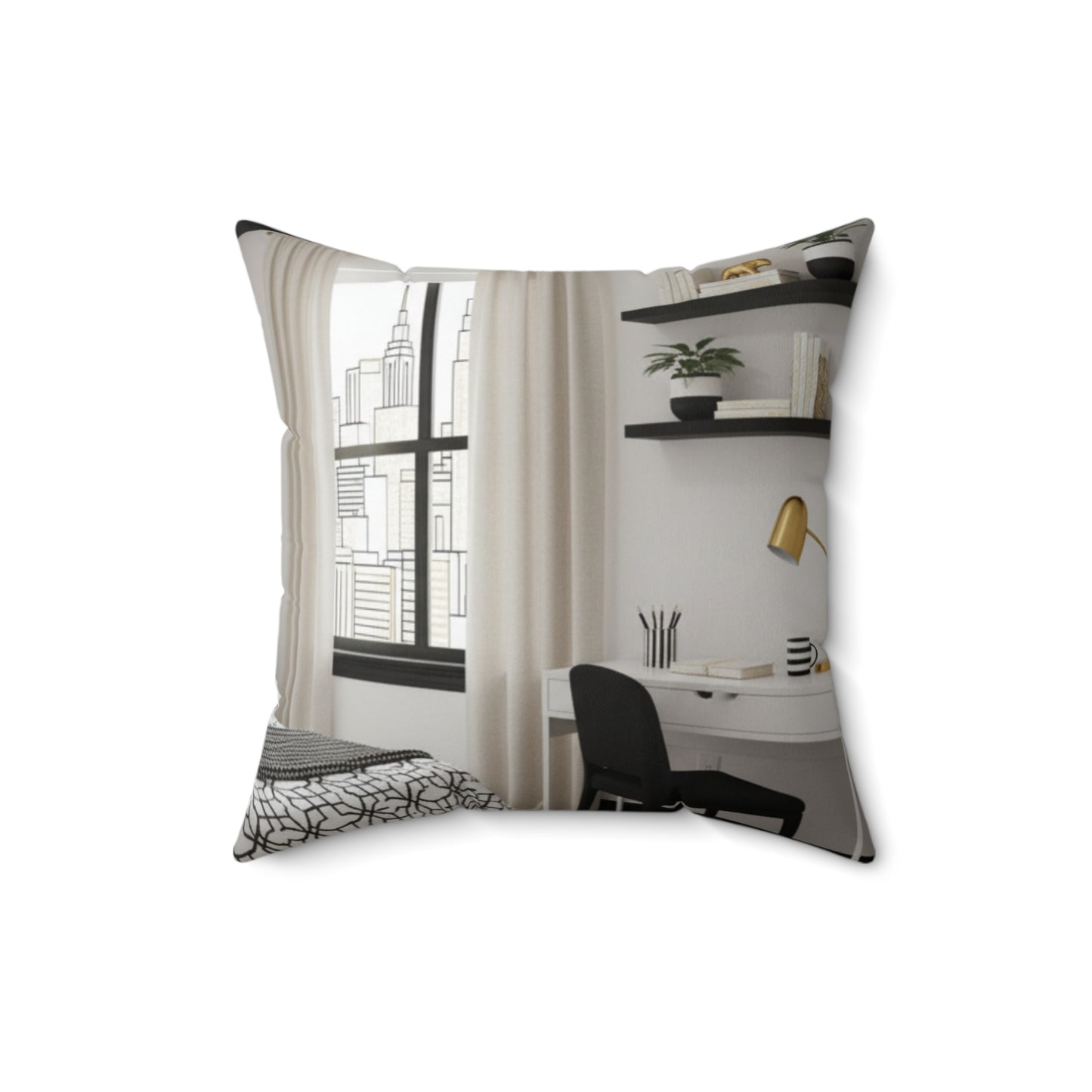 HOWARD NIGHTS PILLOW COLLECTION/ LIVE THE YARD /STYLE YOUR SPACE BLK1