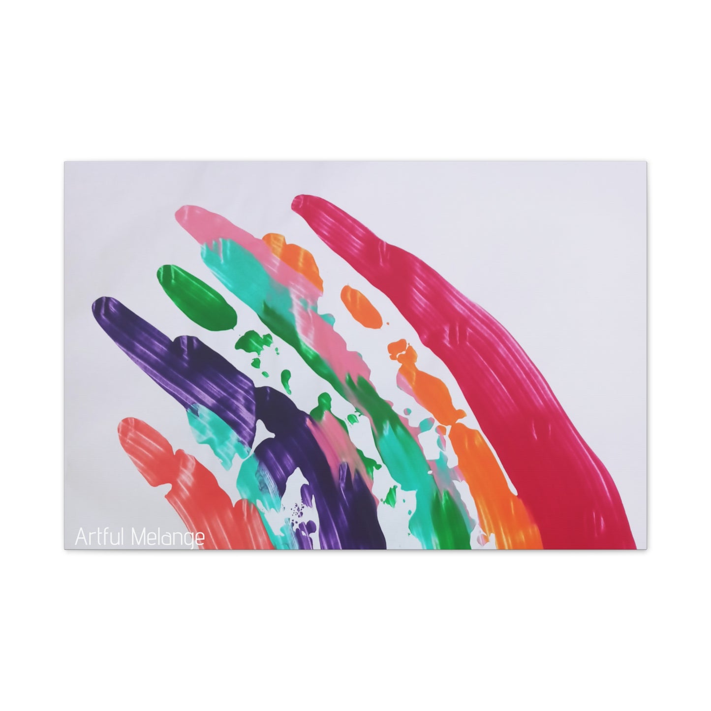 Primary Elegance: A Symphony of Sophistication Canvas Print