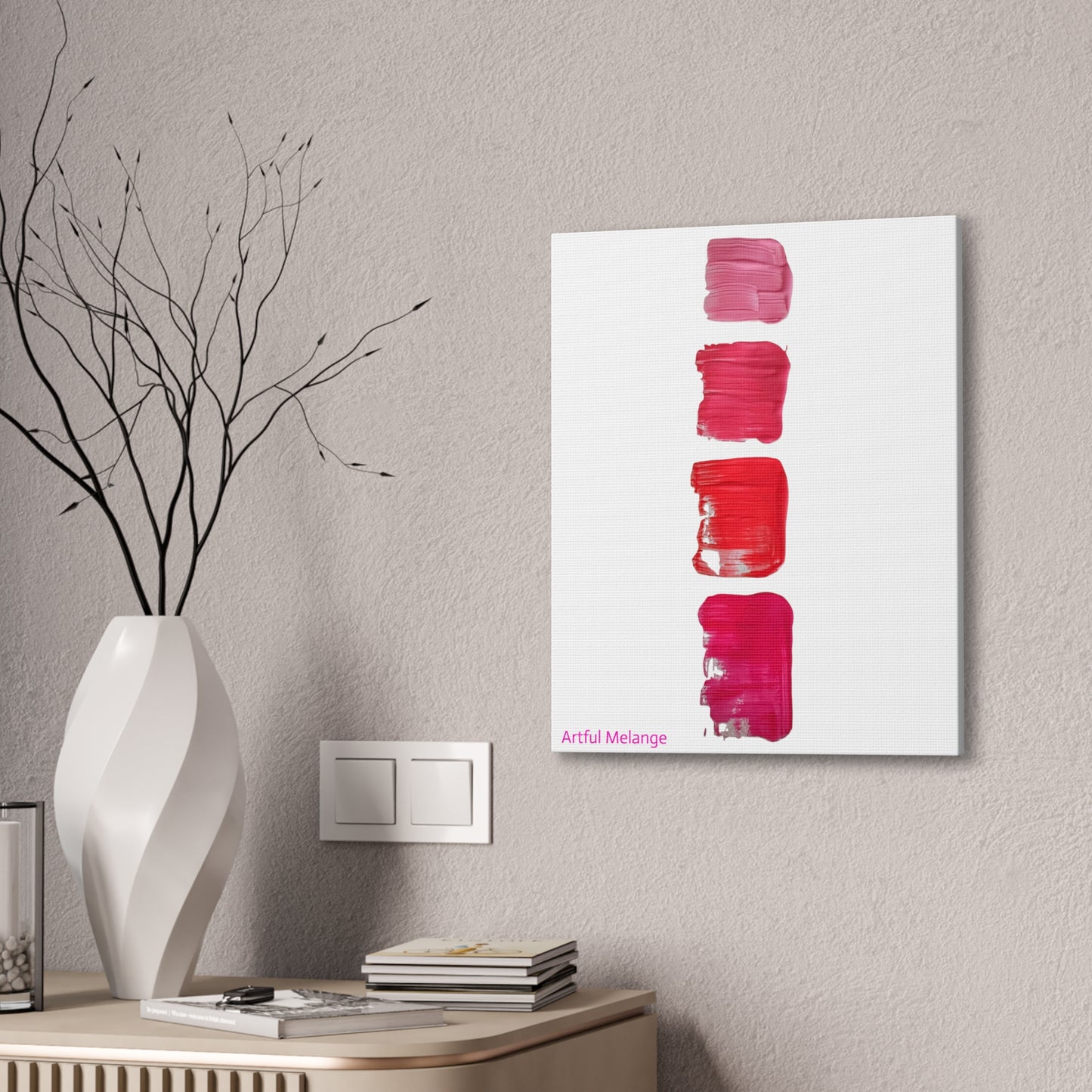 Acrylic Abstract Canvas Print - Richly Textured Artistry