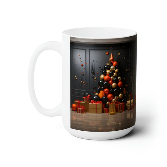 Cozy Holiday Mugs: Embrace the Season with Our Festive Living Scenes 15oz