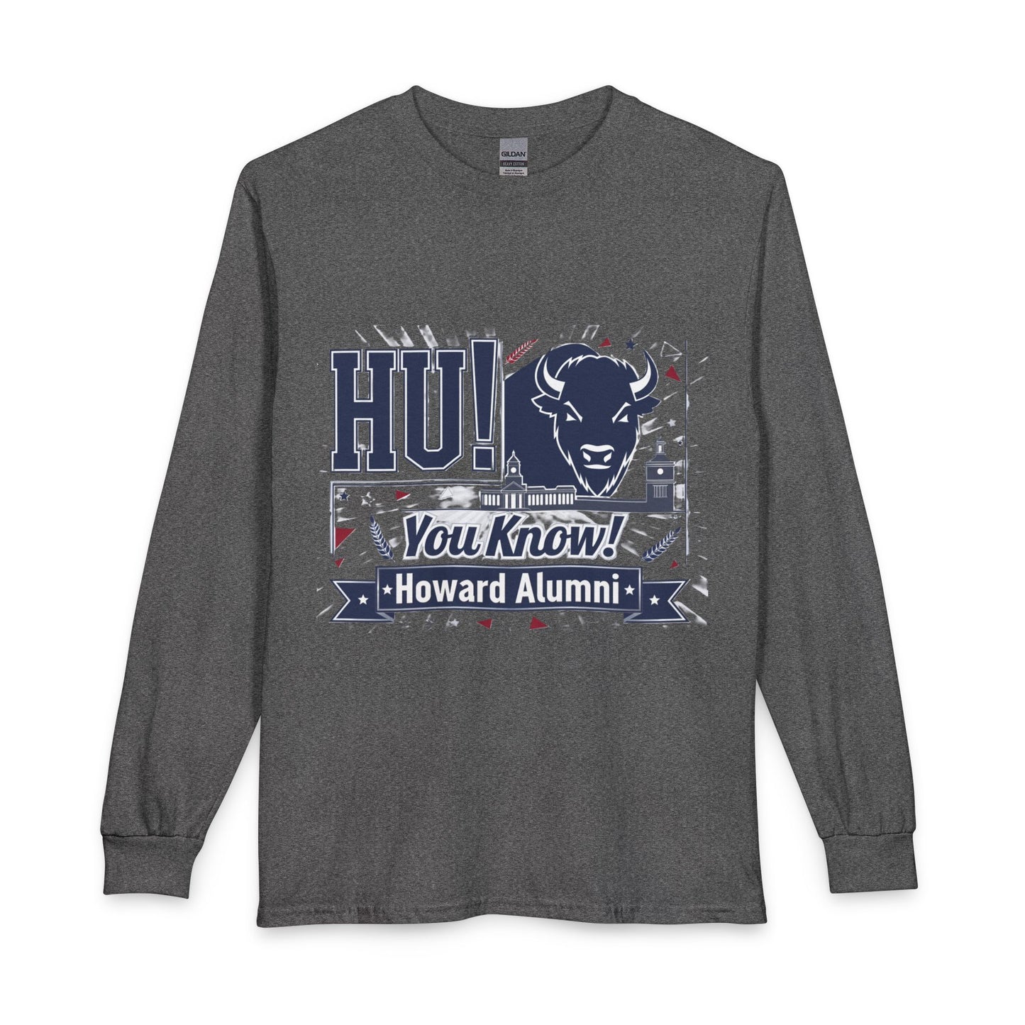 Howard University Heritage Reserve/Unisex Long Sleeve T-Shirt 6