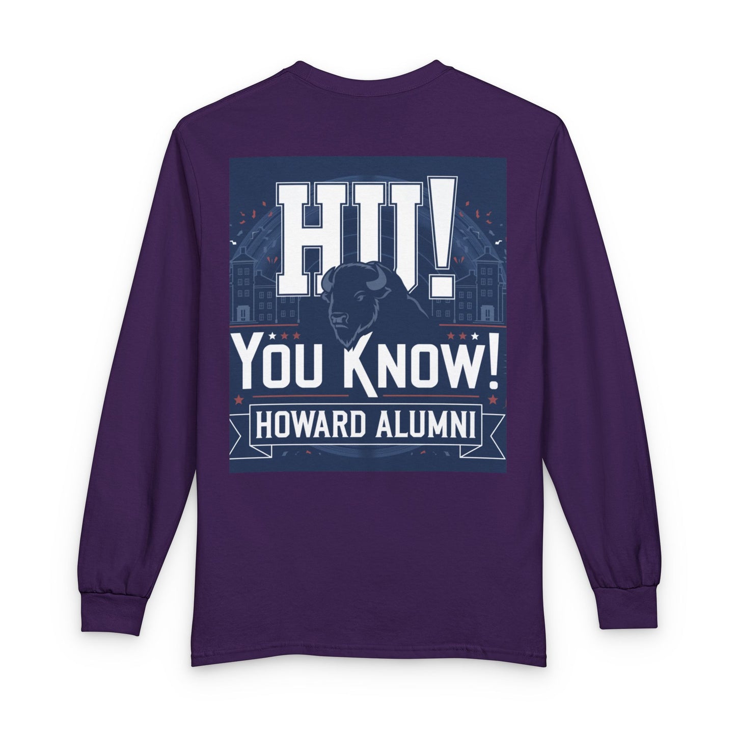 Howard University Heritage Reserve/Unisex Long Sleeve T-Shirt 6