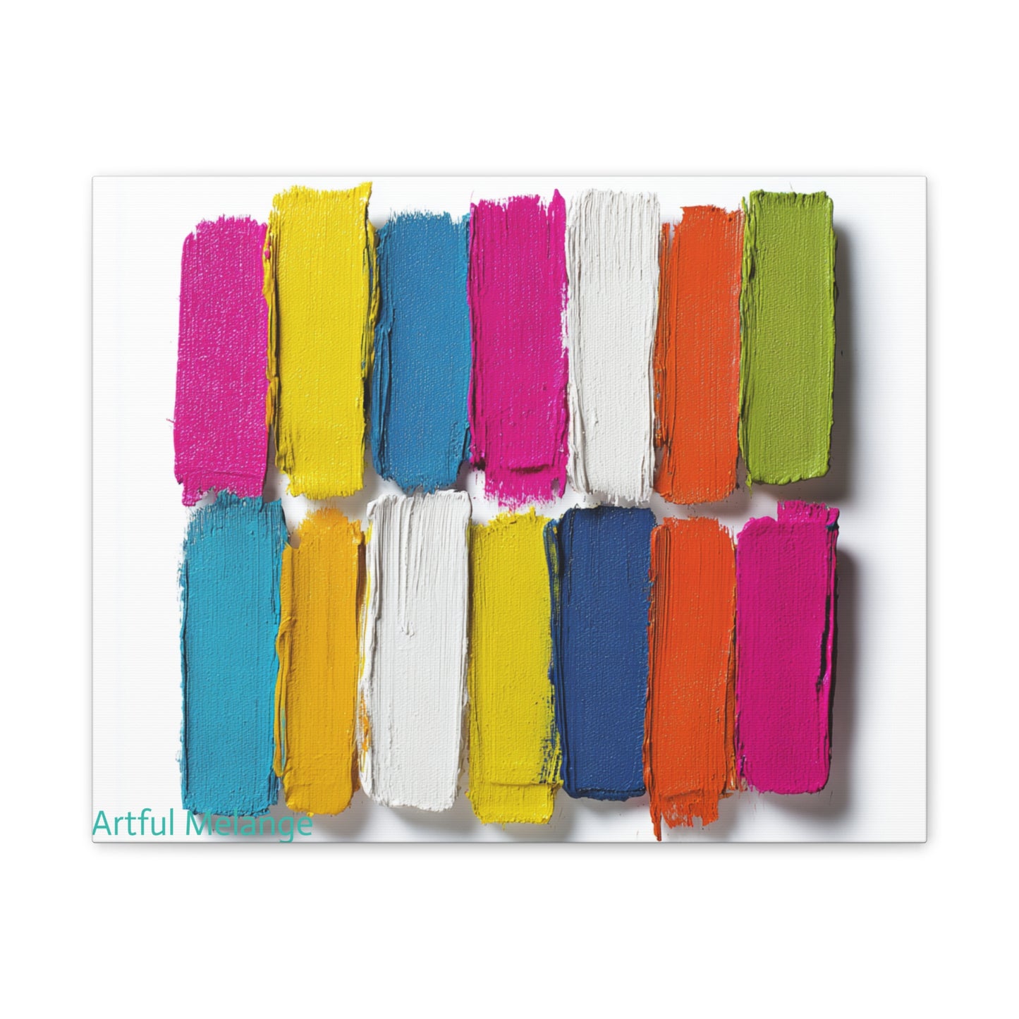 Acrylic Abstract Canvas Print - Richly Textured Artistry
