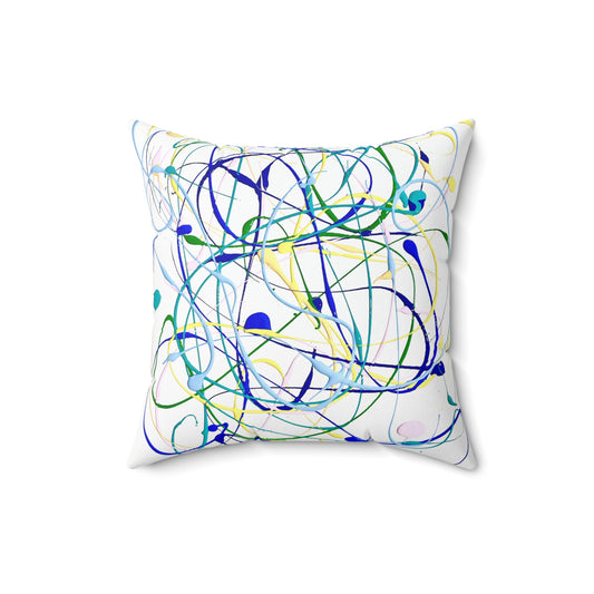 Artistic Abstractions: Abstract Acrylic Art Pillows Collection