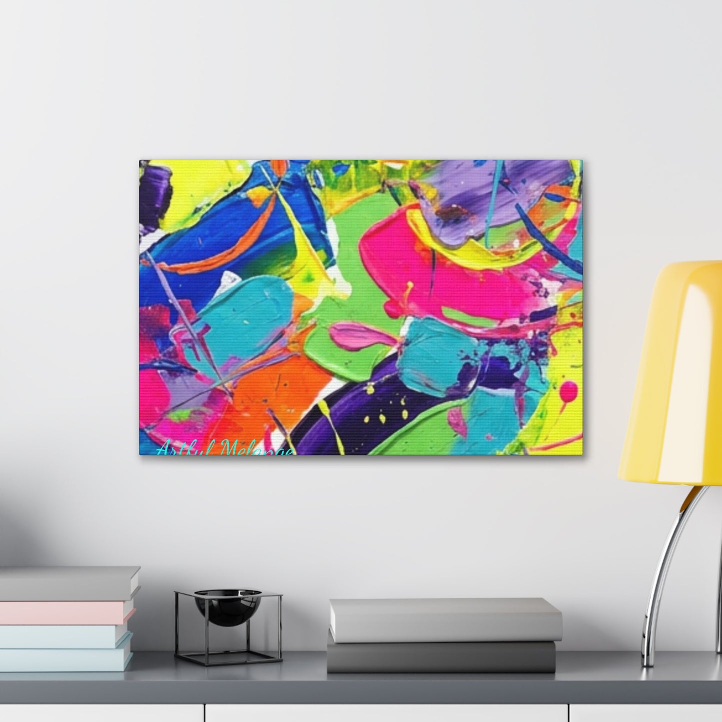 Acrylic Abstract Canvas Print - Richly Textured Artistry