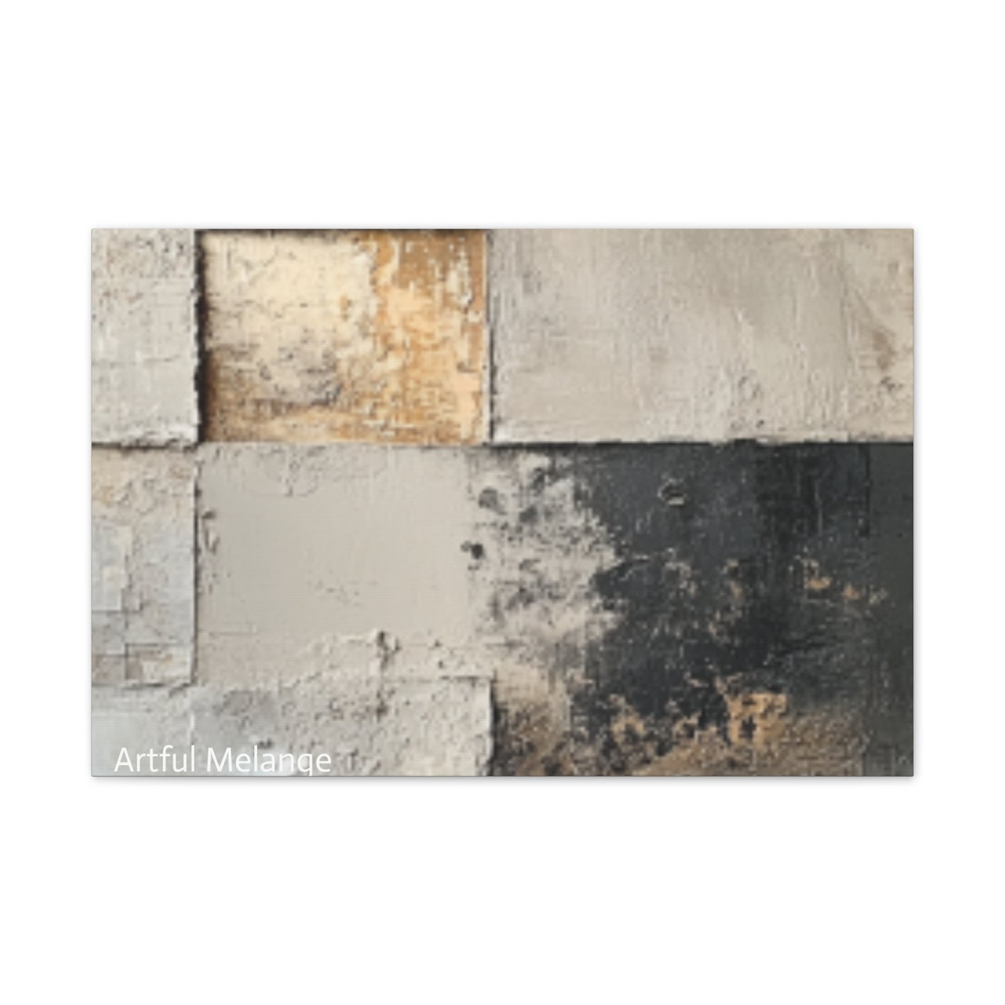 Acrylic Abstract Canvas Print - Richly Textured Artistry