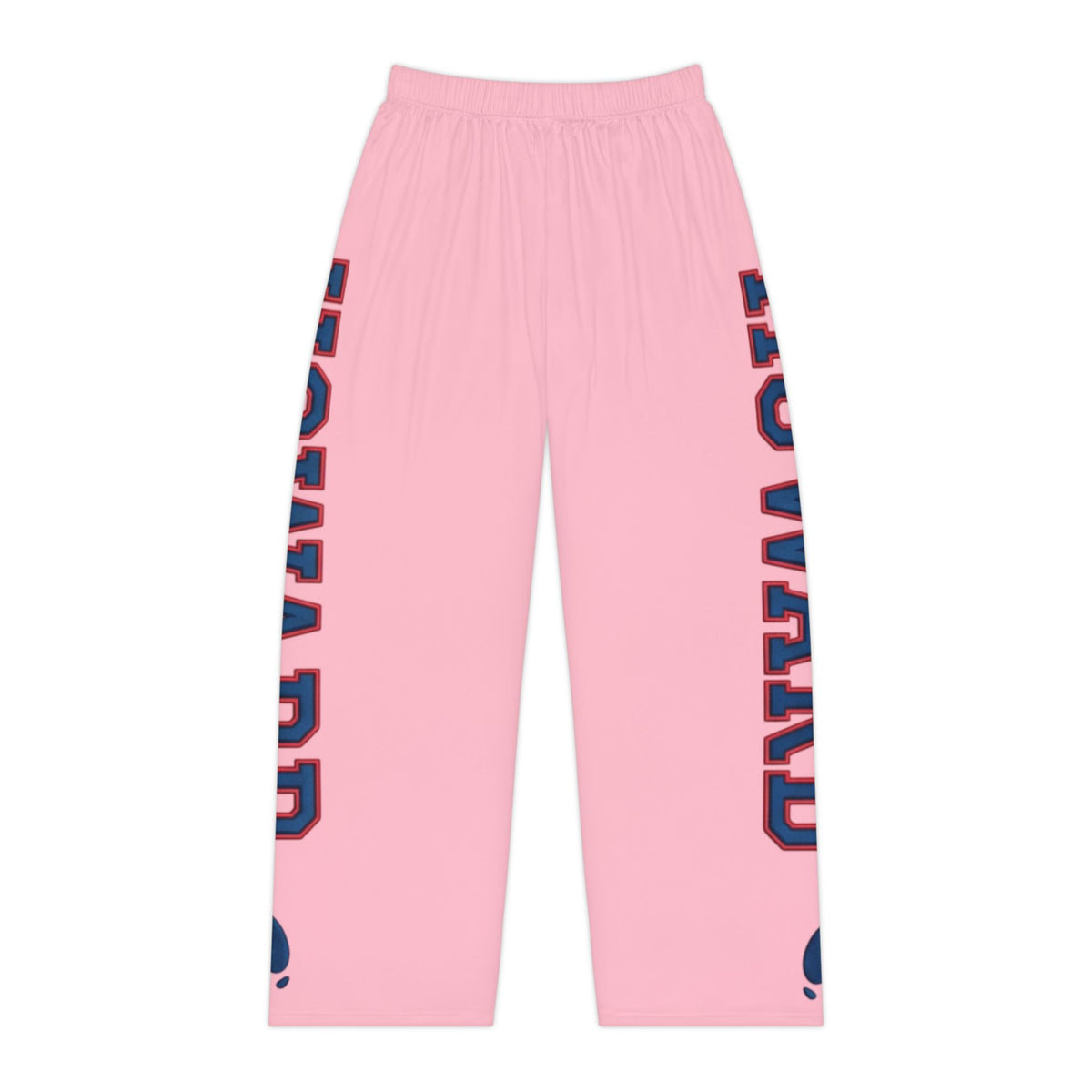 Howard-Inspired Women’s Pajama Pants | HBCU Lounge Bottoms/ Pink