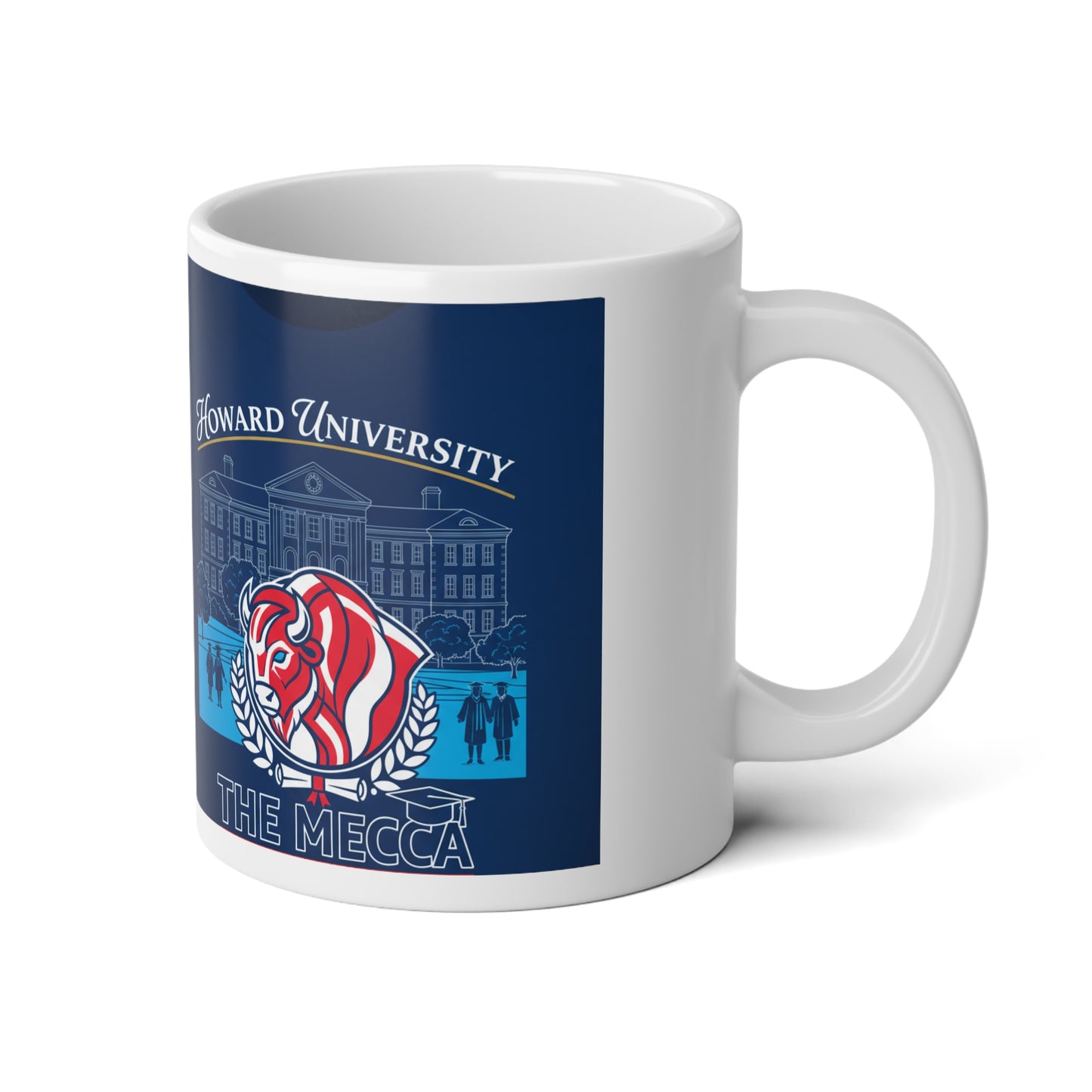 Howard Bison Heritage Mug – The Mecca Jumbo Mug 11, 20oz