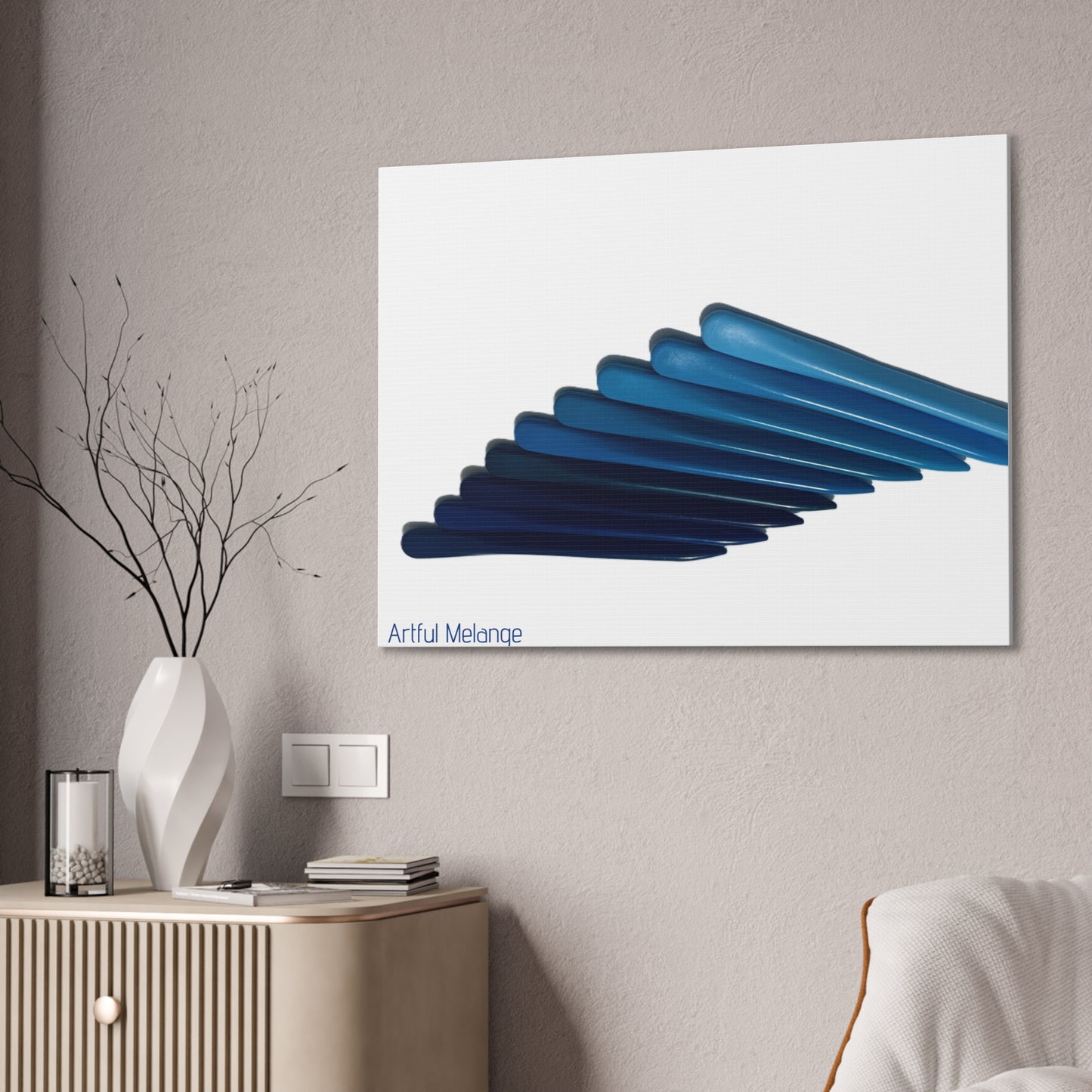 Spectrum Stacks: A Colorful Daydream in Posters and Canvas Prints/Vote Blue wave