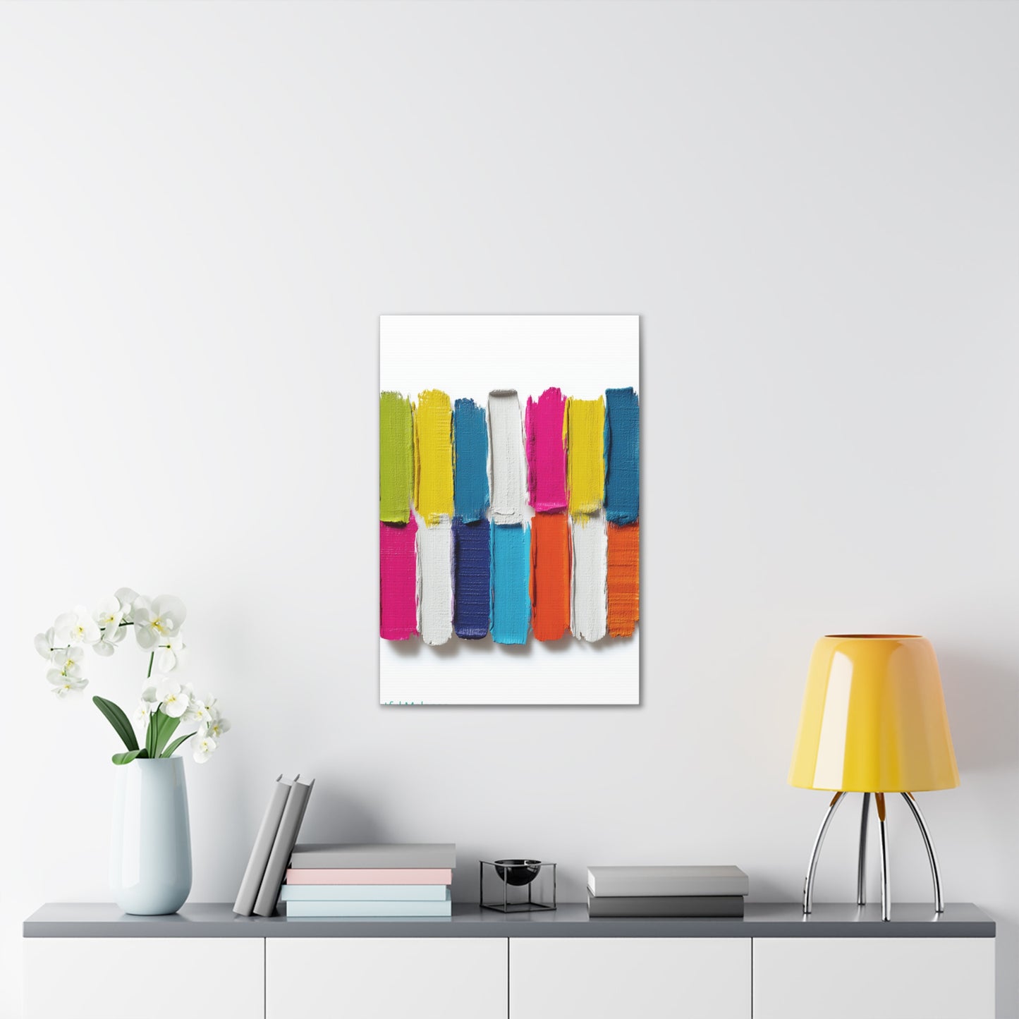 Acrylic Abstract Canvas Print - Richly Textured Artistry