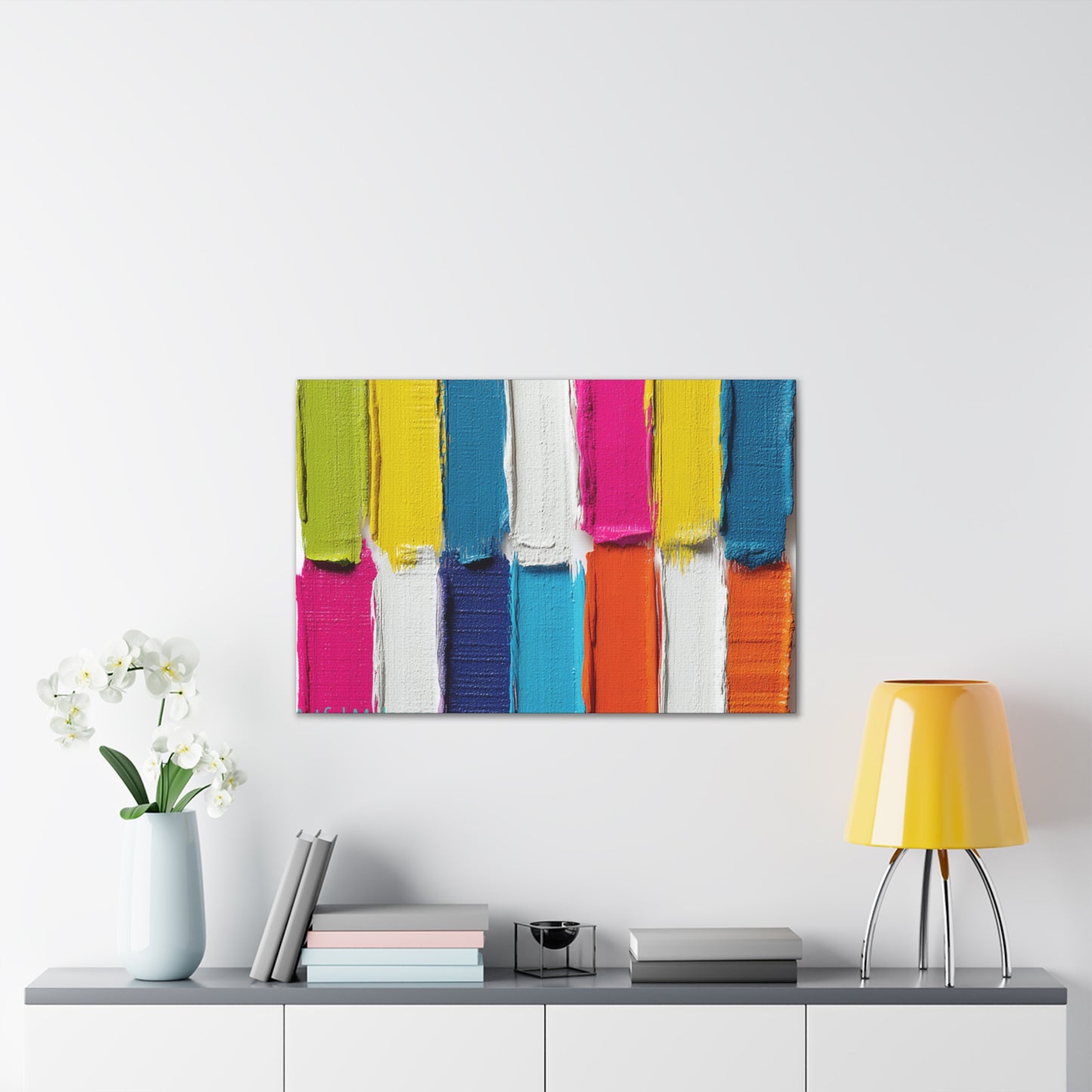Acrylic Abstract Canvas Print - Richly Textured Artistry