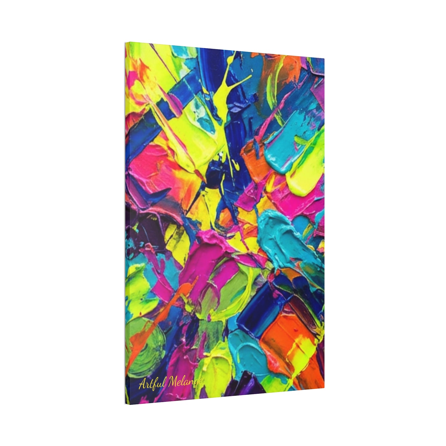 Acrylic Abstract Canvas Print - Richly Textured Artistry