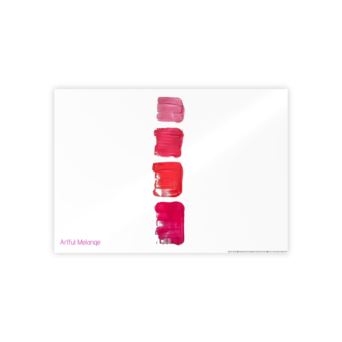 Gleaming Acrylic Abstract Poster: A Spectrum of Colorful Elegance