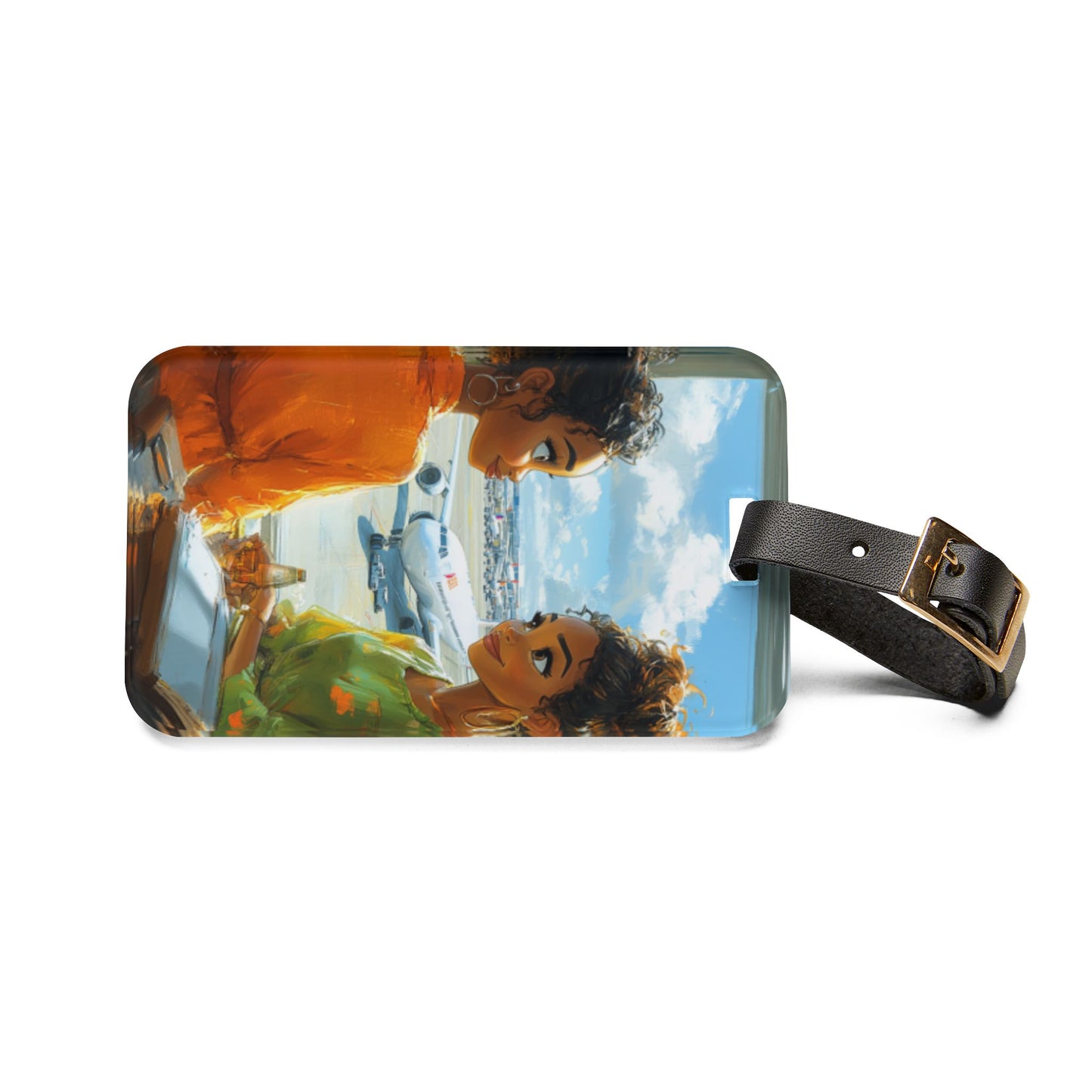 Art Voyage Sisters That Travel Luggage Tag Collection