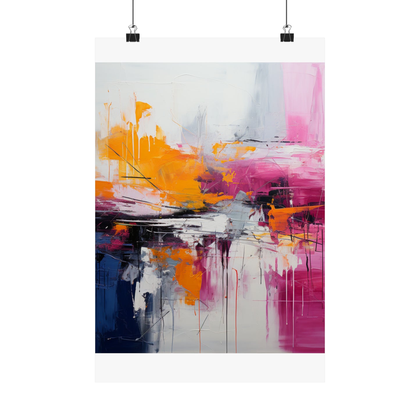 Radiant Harmony Matte Vertical Canvas Poster