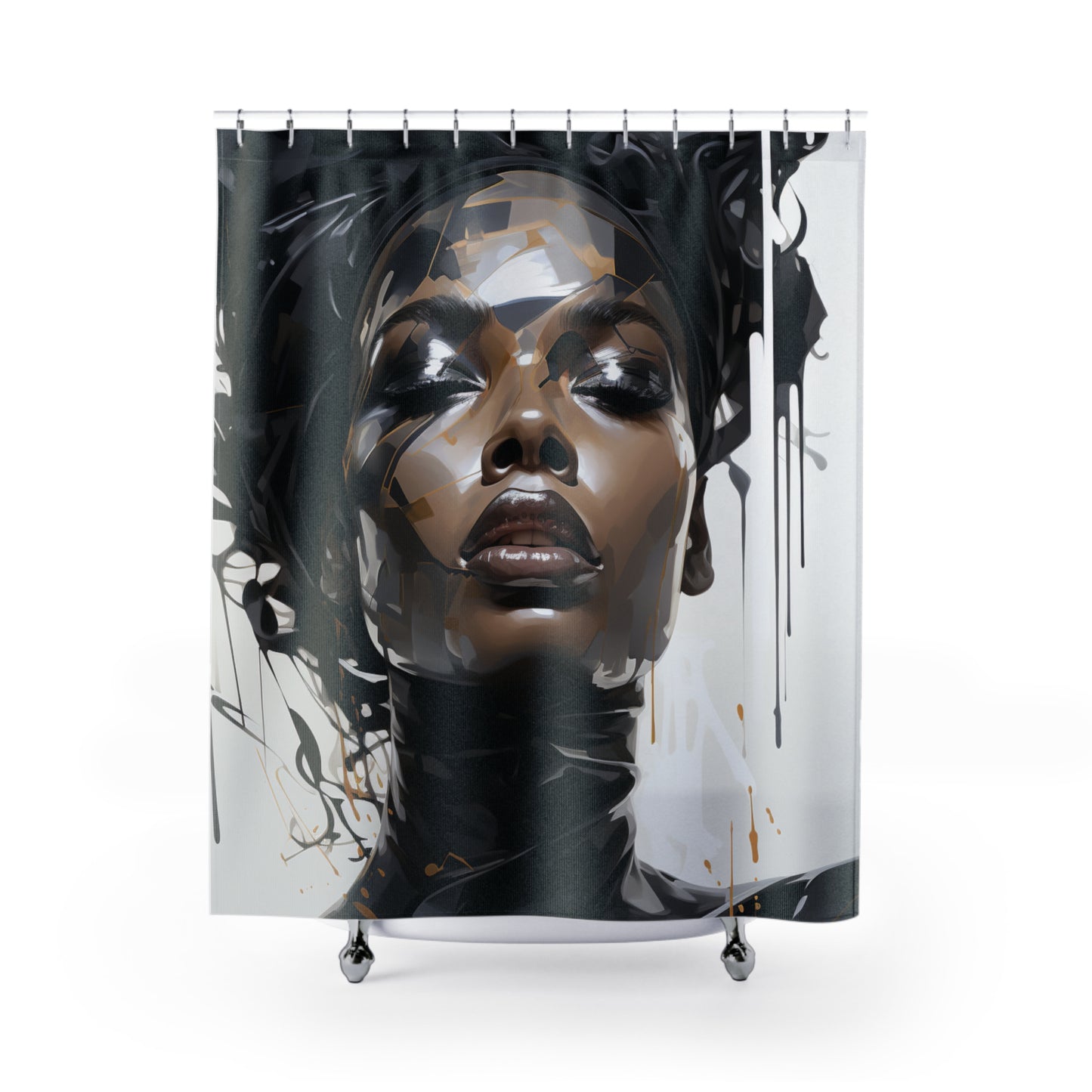 Heritage Tapestry Afro Centric   Shower Curtain