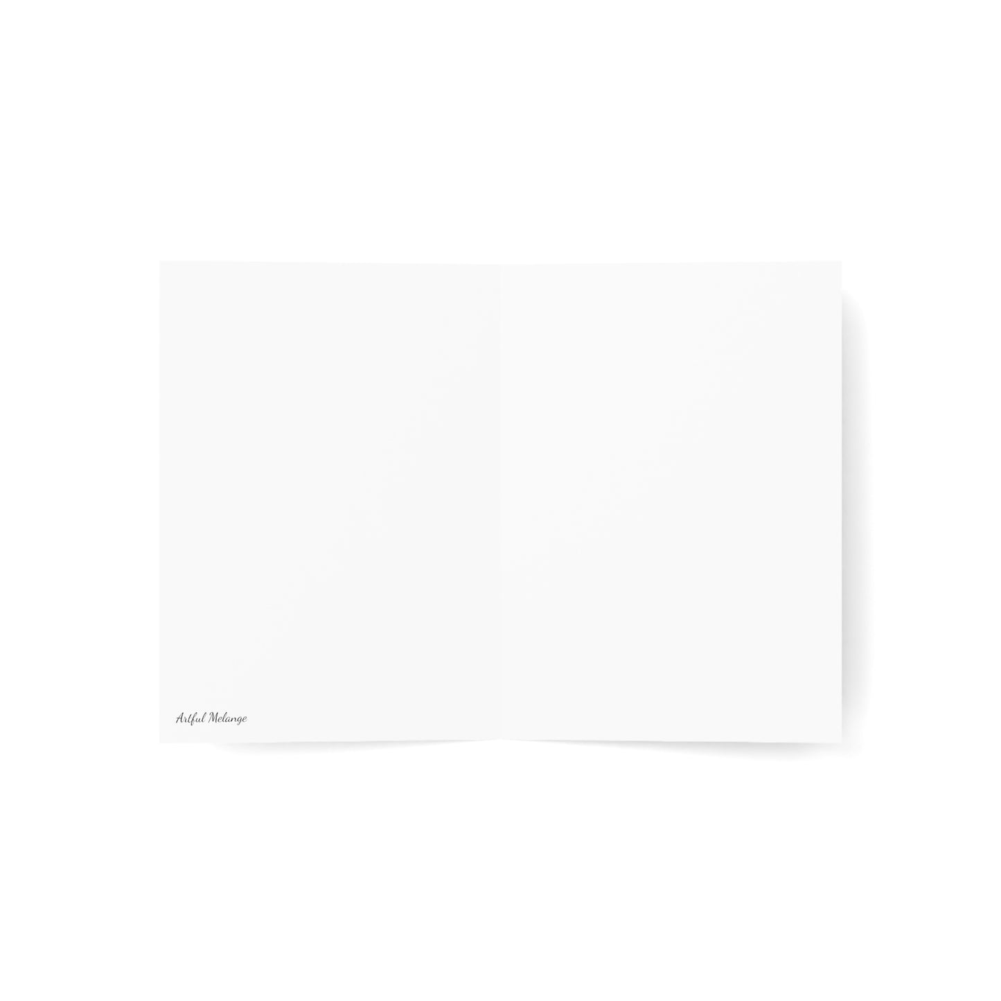 Elegance in Gold & White Christmas Notecards (1, 10, 30, and 50pcs)