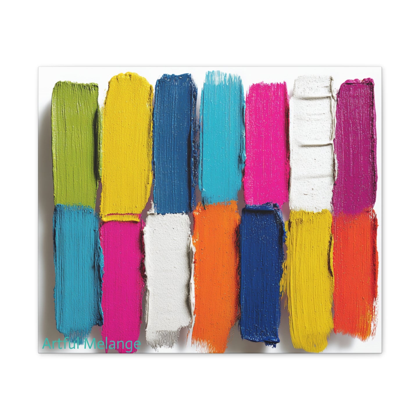 Acrylic Abstract Canvas Print - Richly Textured Artistry