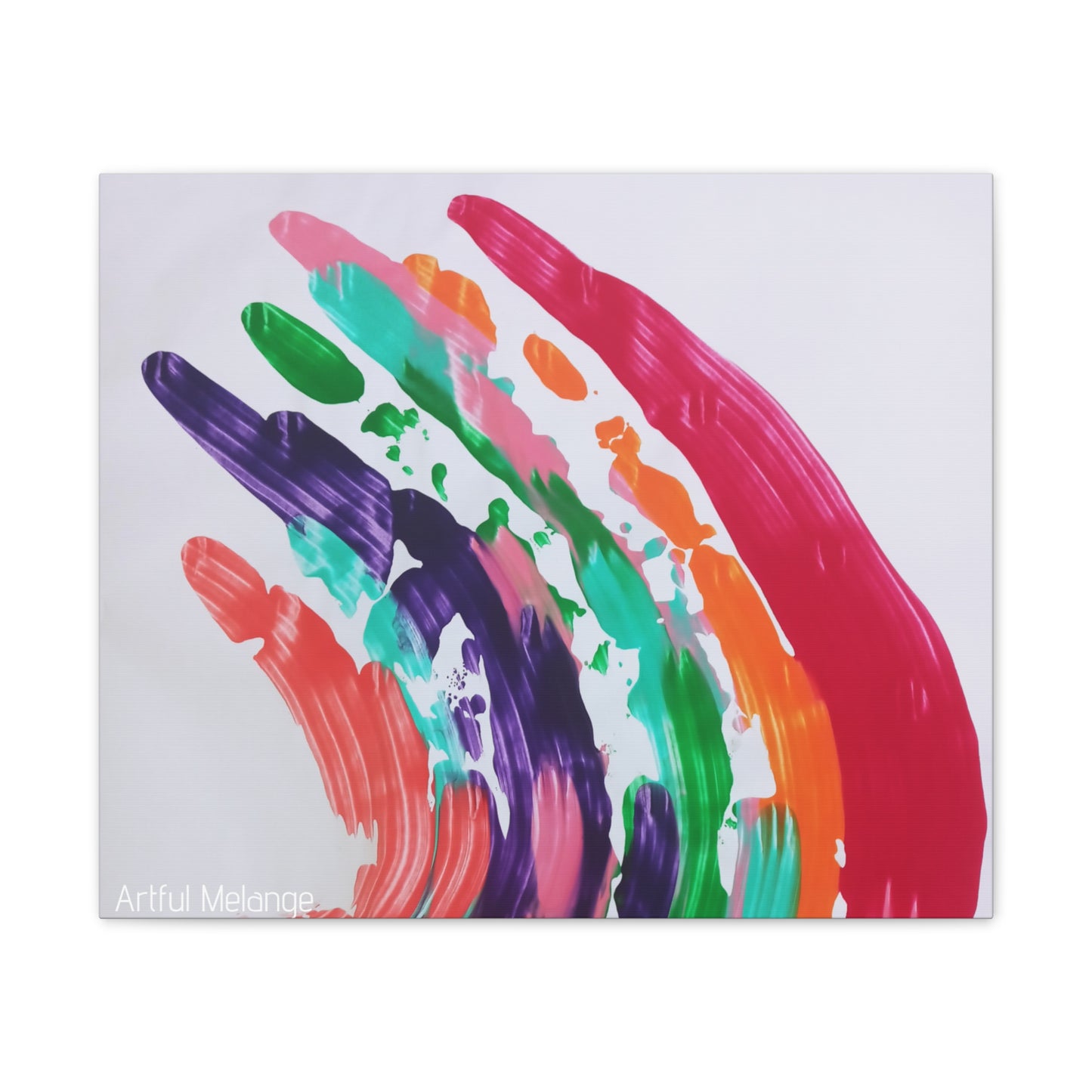 Primary Elegance: A Symphony of Sophistication Canvas Print