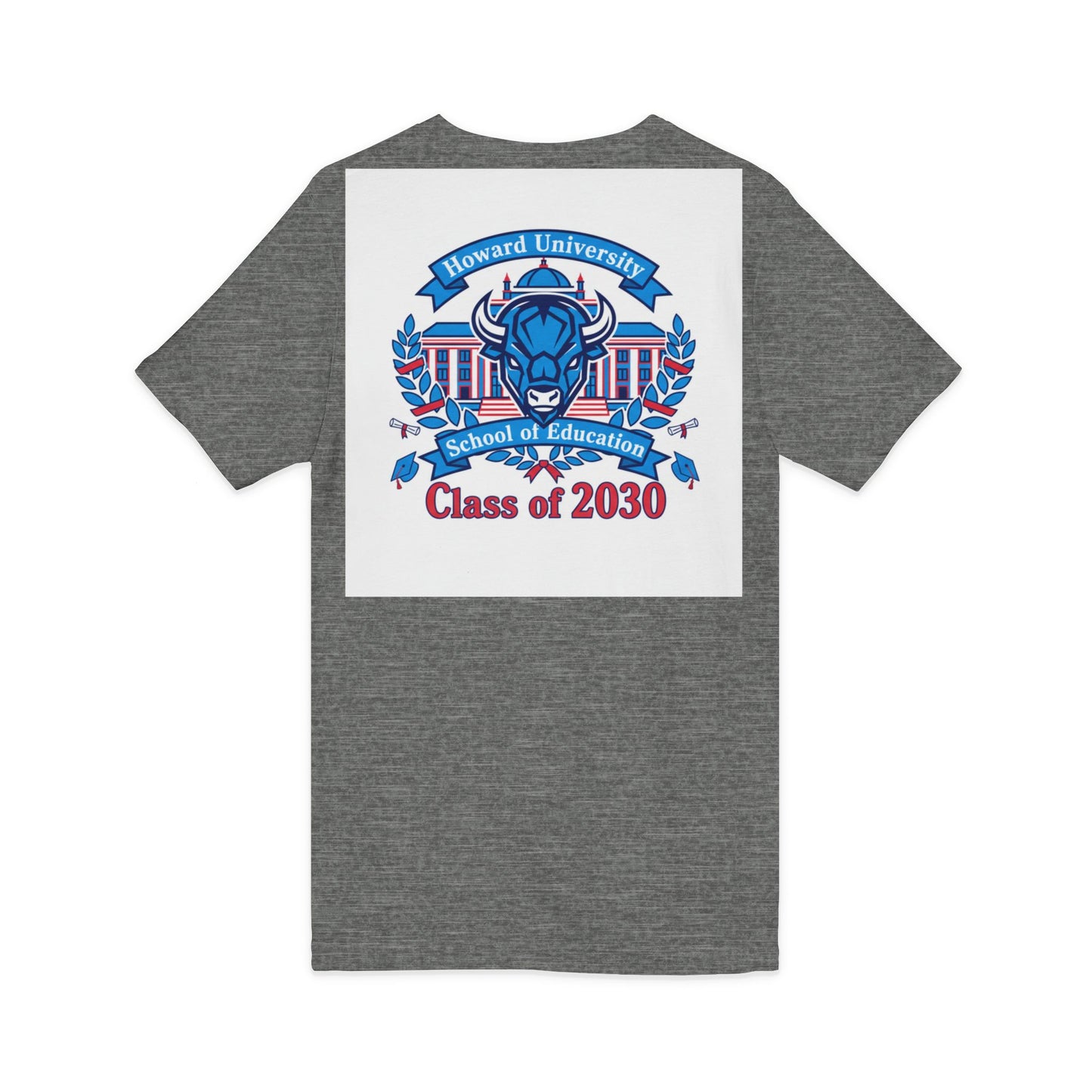 Howard University Class of 2030 Unisex V-Neck T-Shirt | The Mecca Incoming Class Tee