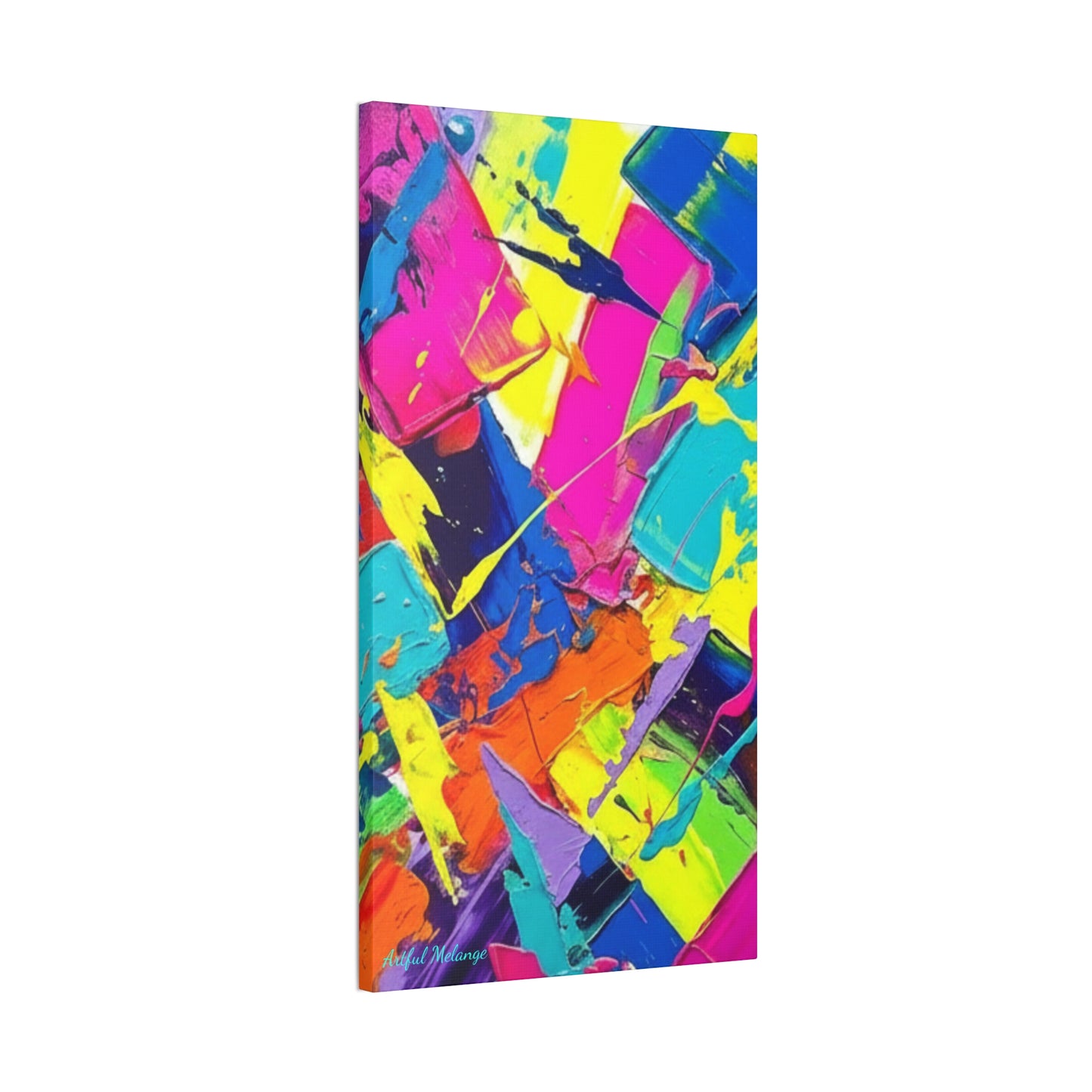 Acrylic Abstract Canvas Print - Richly Textured Artistry