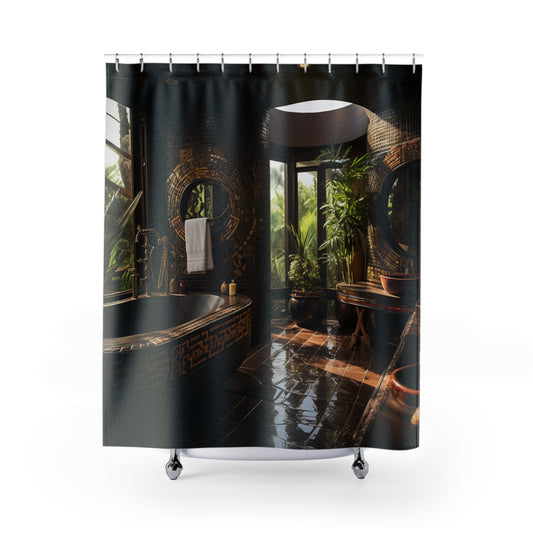 Heritage Tapestry Afro Centric   Shower Curtain