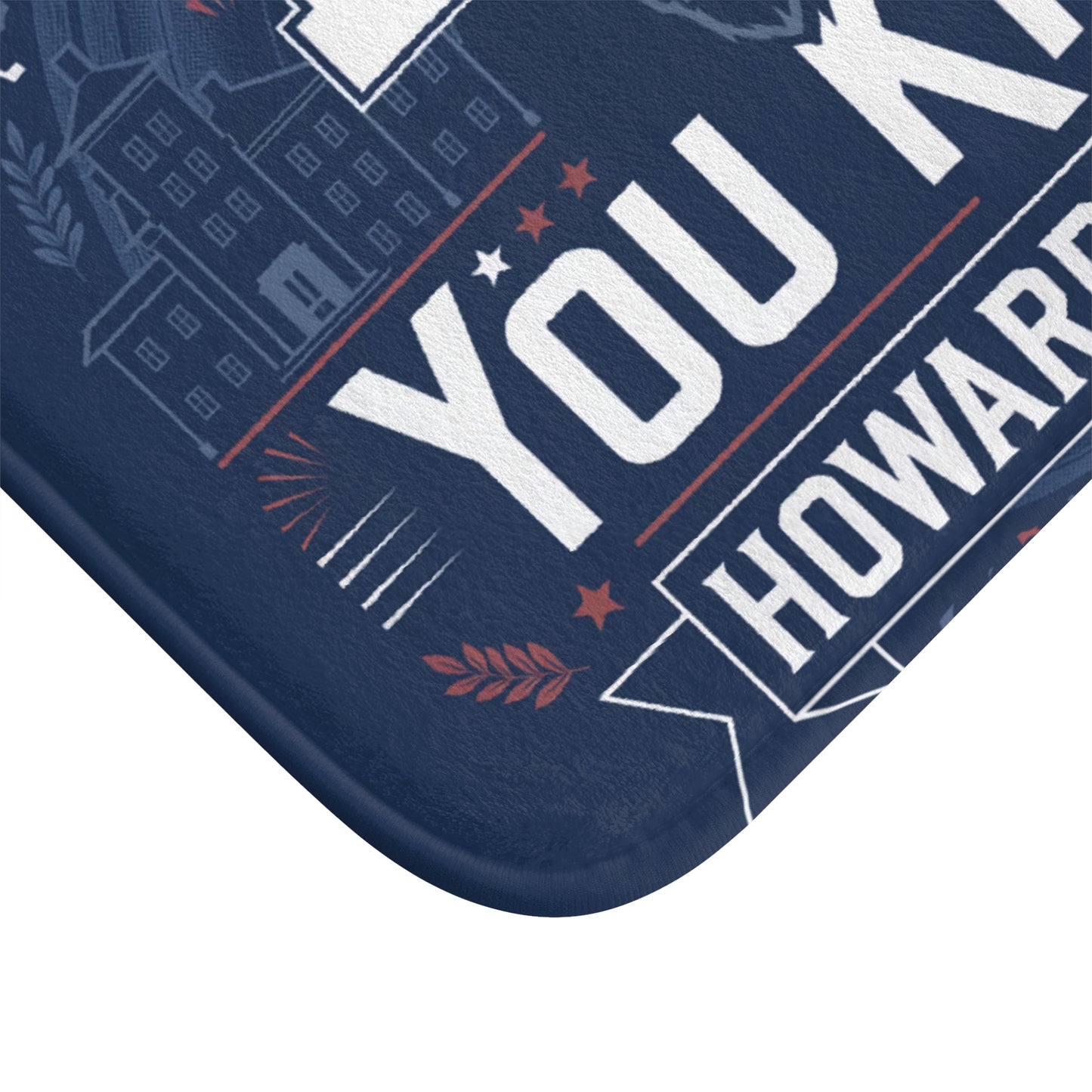 Howard University Legacy Bath Mat – Bison Pride Dorm Collection 2