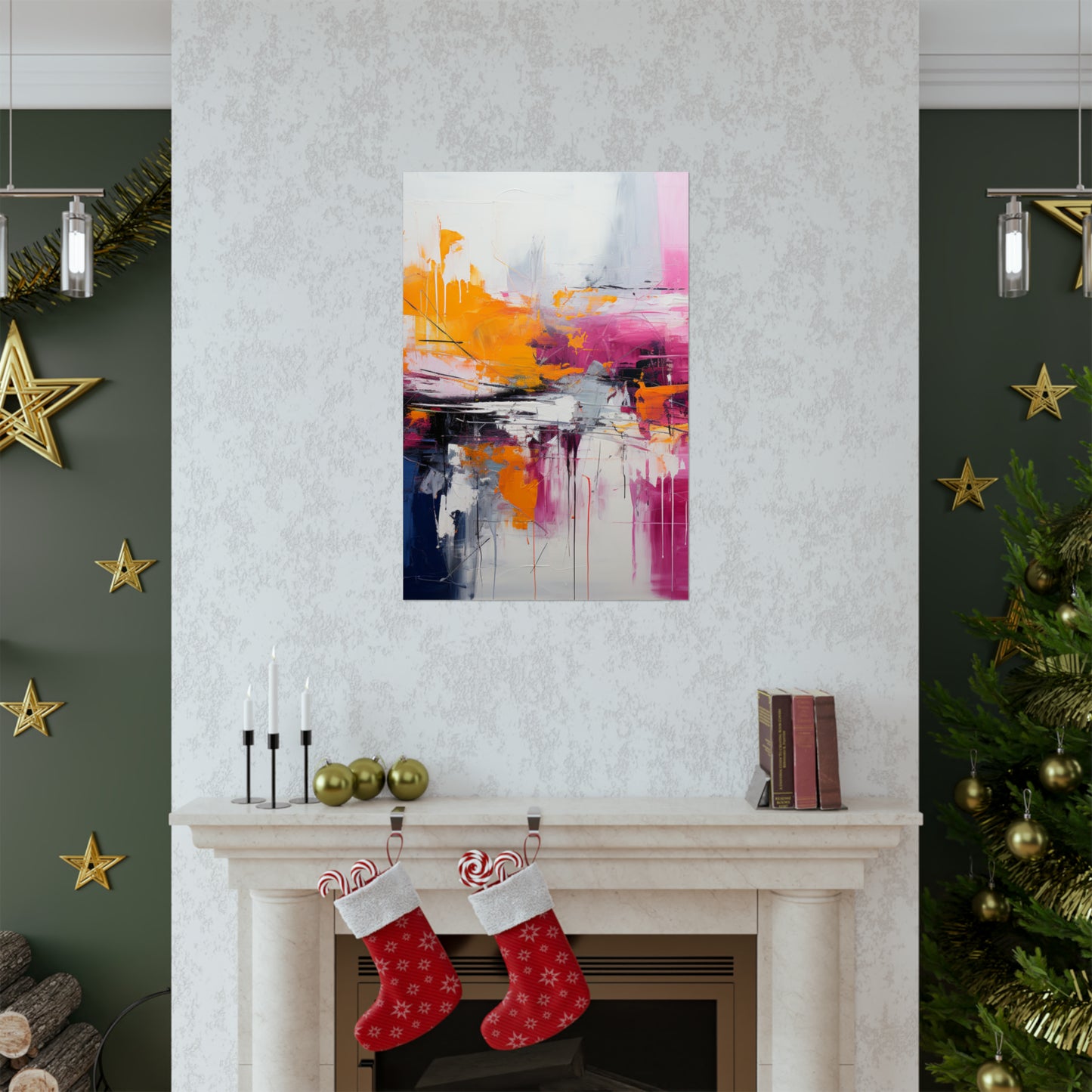Radiant Harmony Matte Vertical Canvas Poster