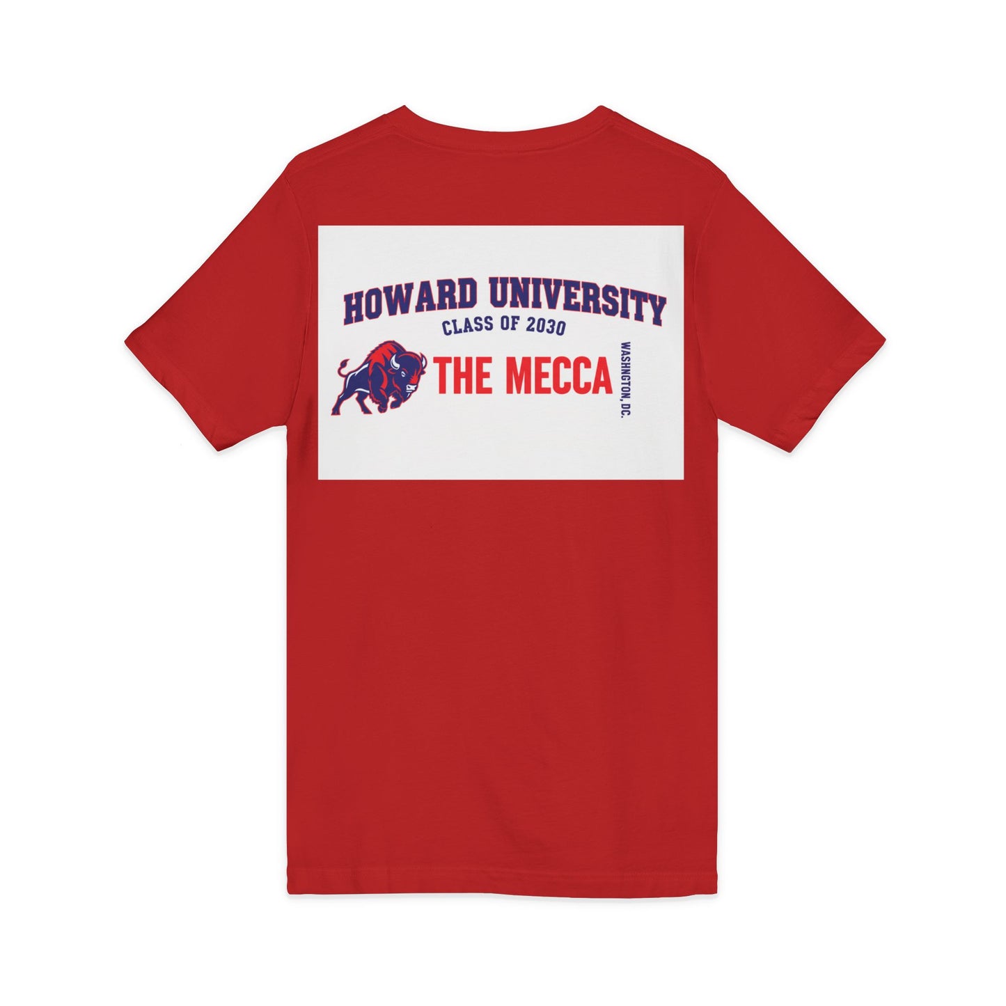 Howard University Class of 2030 Unisex V-Neck T-Shirt | The Mecca Incoming Class Tee