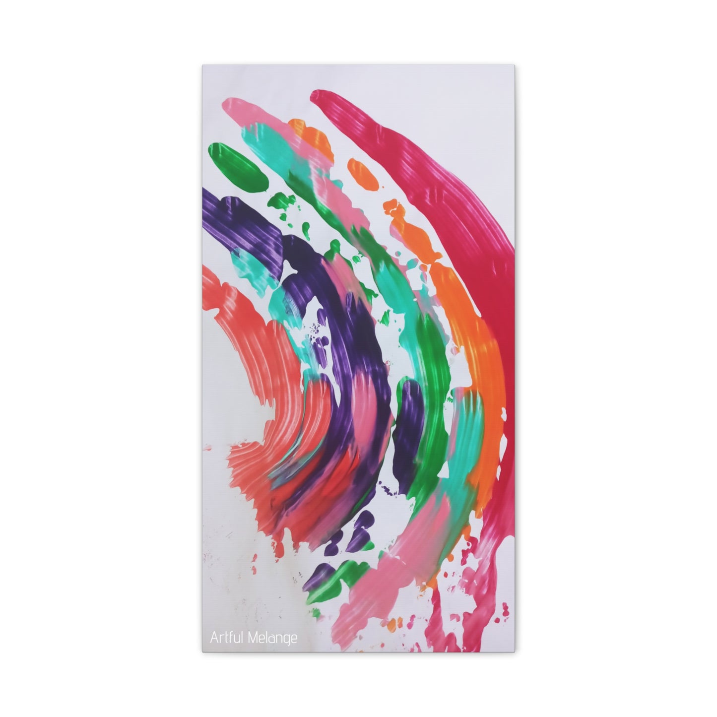 Primary Elegance: A Symphony of Sophistication Canvas Print