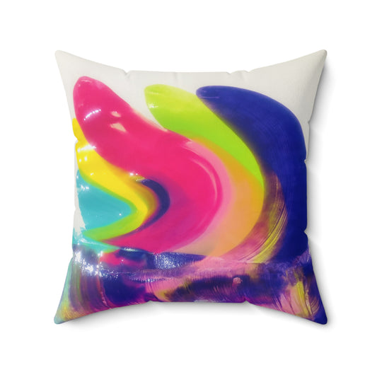 Artistic Abstractions: Abstract Acrylic Art Pillows Collection