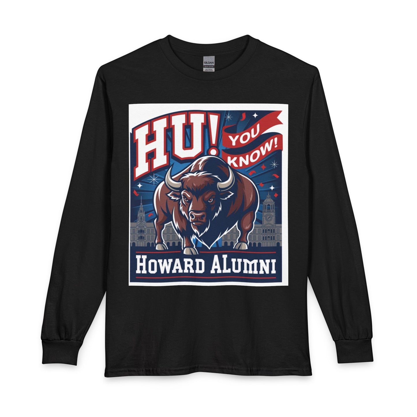 Howard University Heritage Reserve/Unisex Long Sleeve T-Shirt 5