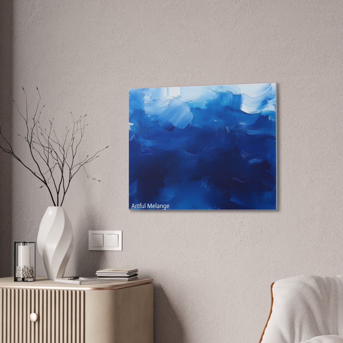 Acrylic Abstract Canvas Print - Richly Textured Artistry