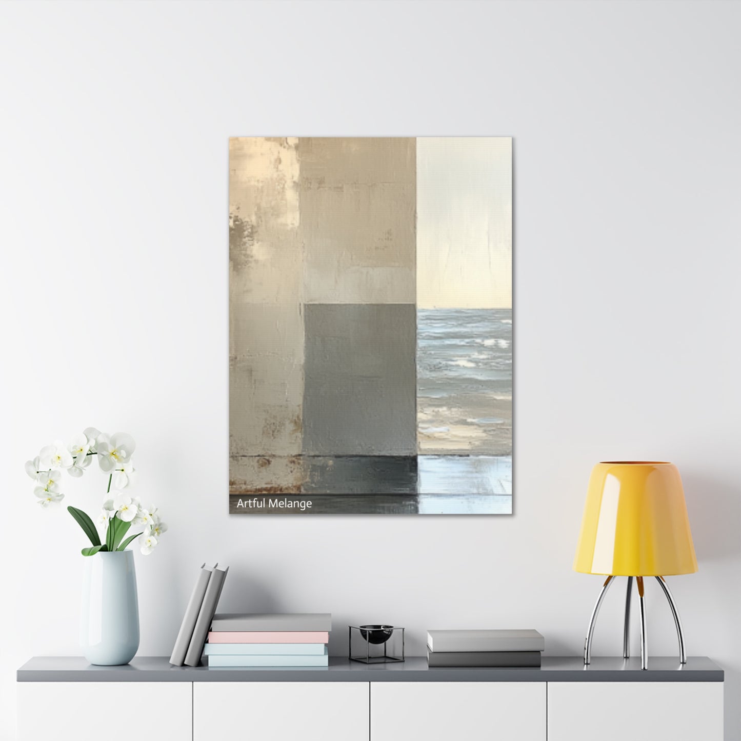 Acrylic Abstract Canvas Print - Richly Textured Artistry