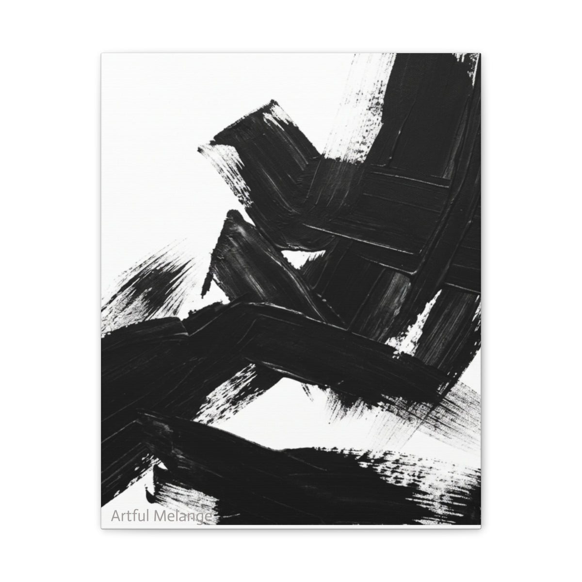 Acrylic Abstract Canvas Print - Richly Textured Artistry