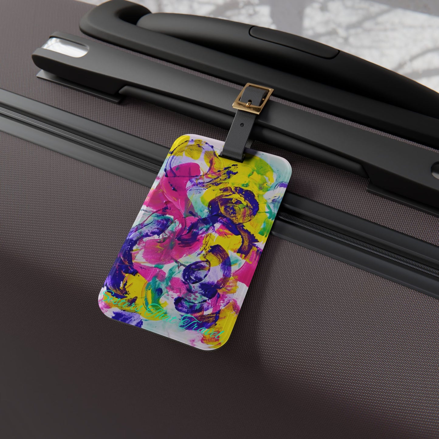 Art Voyage Sisters That Travel Luggage Tag Collection