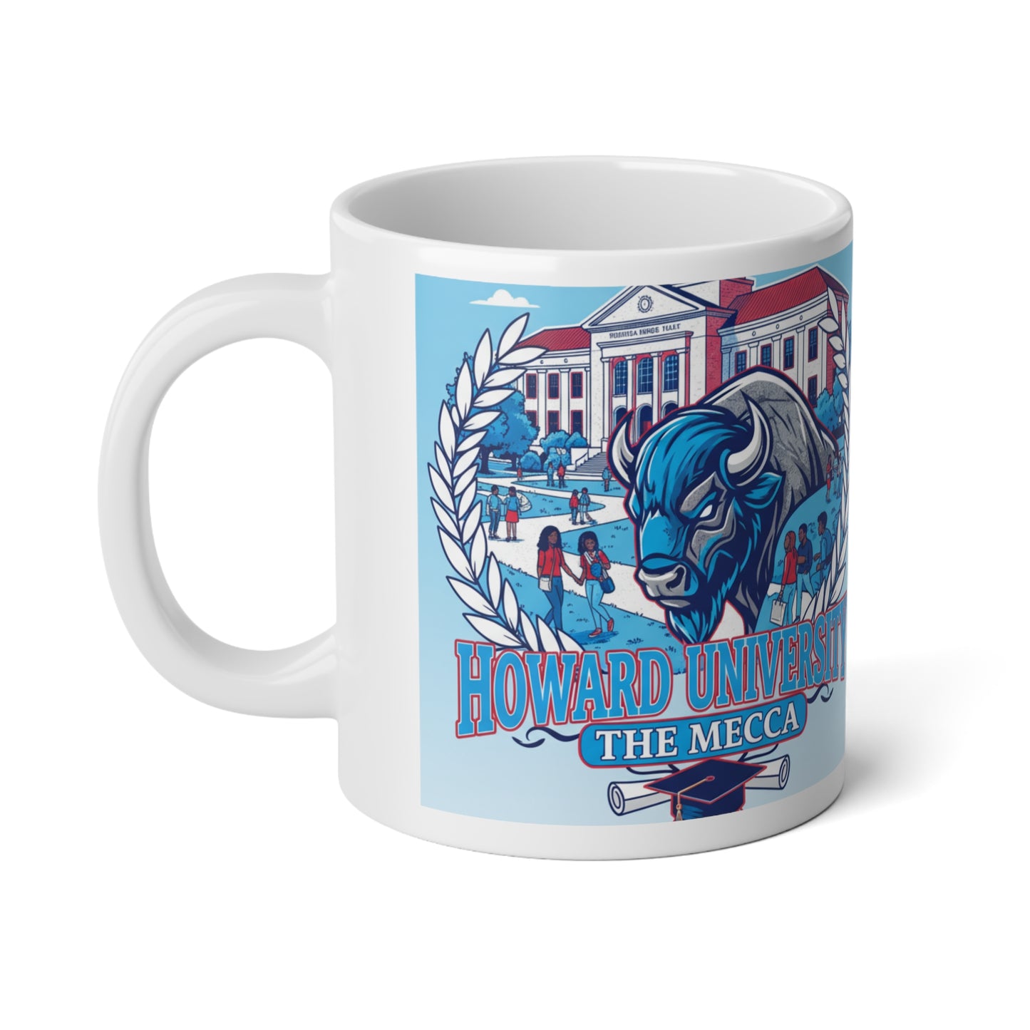 Howard Bison Heritage Mug – The Mecca Jumbo Mug 10, 20oz