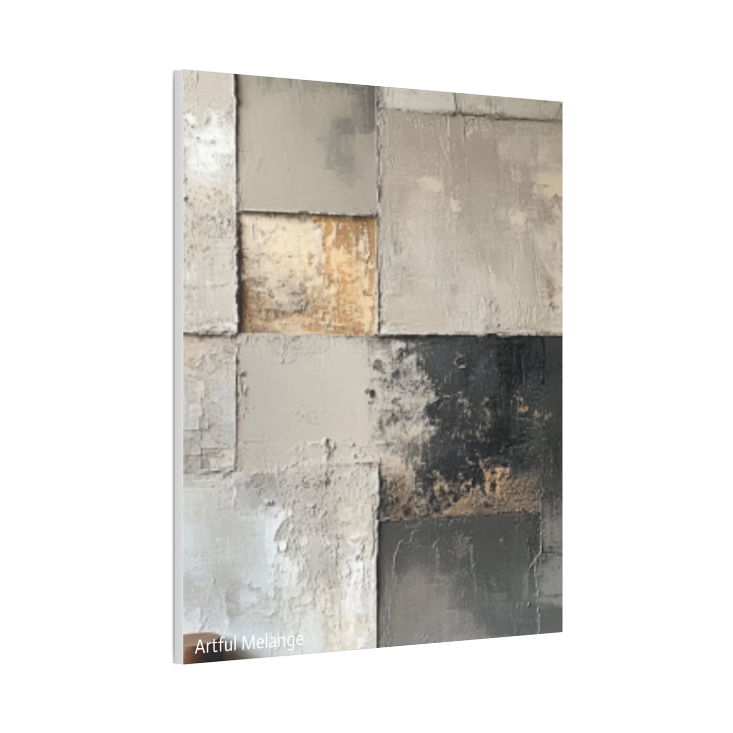 Acrylic Abstract Canvas Print - Richly Textured Artistry