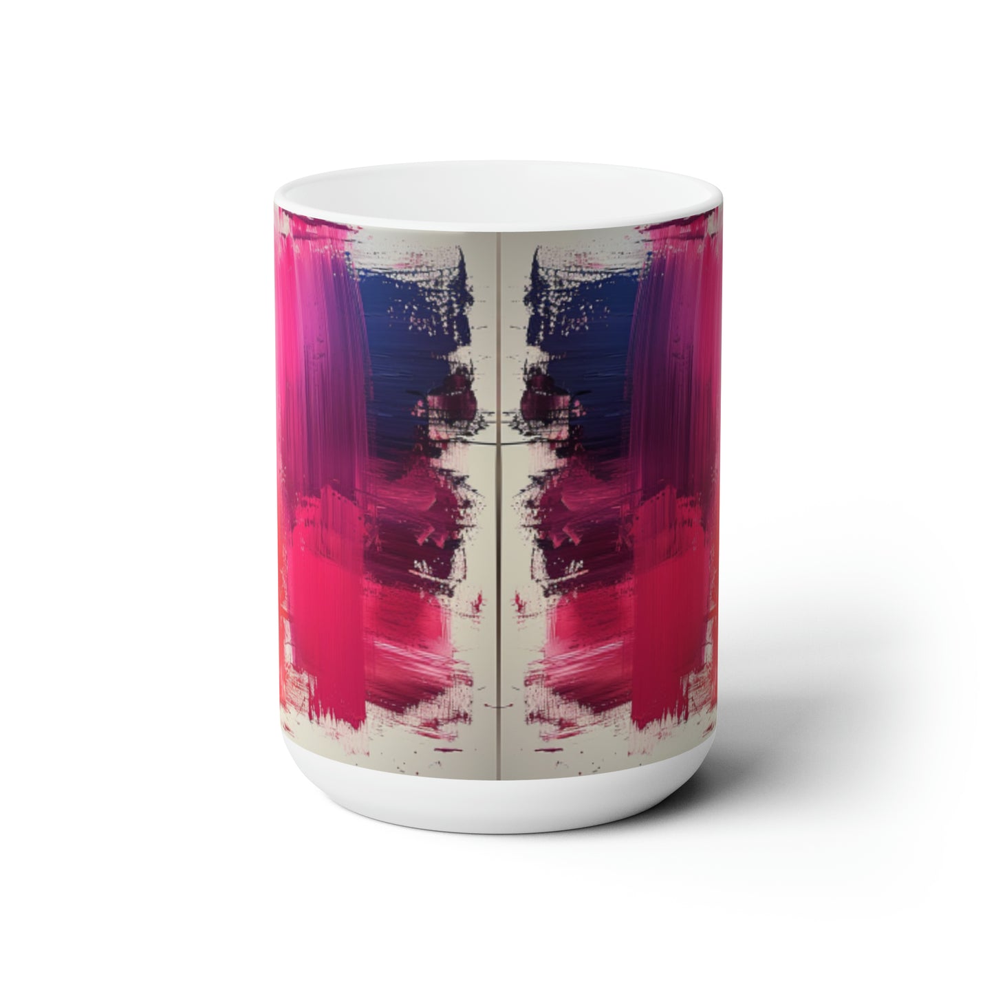 Artsy Abstract Ceramic Mug 15oz
