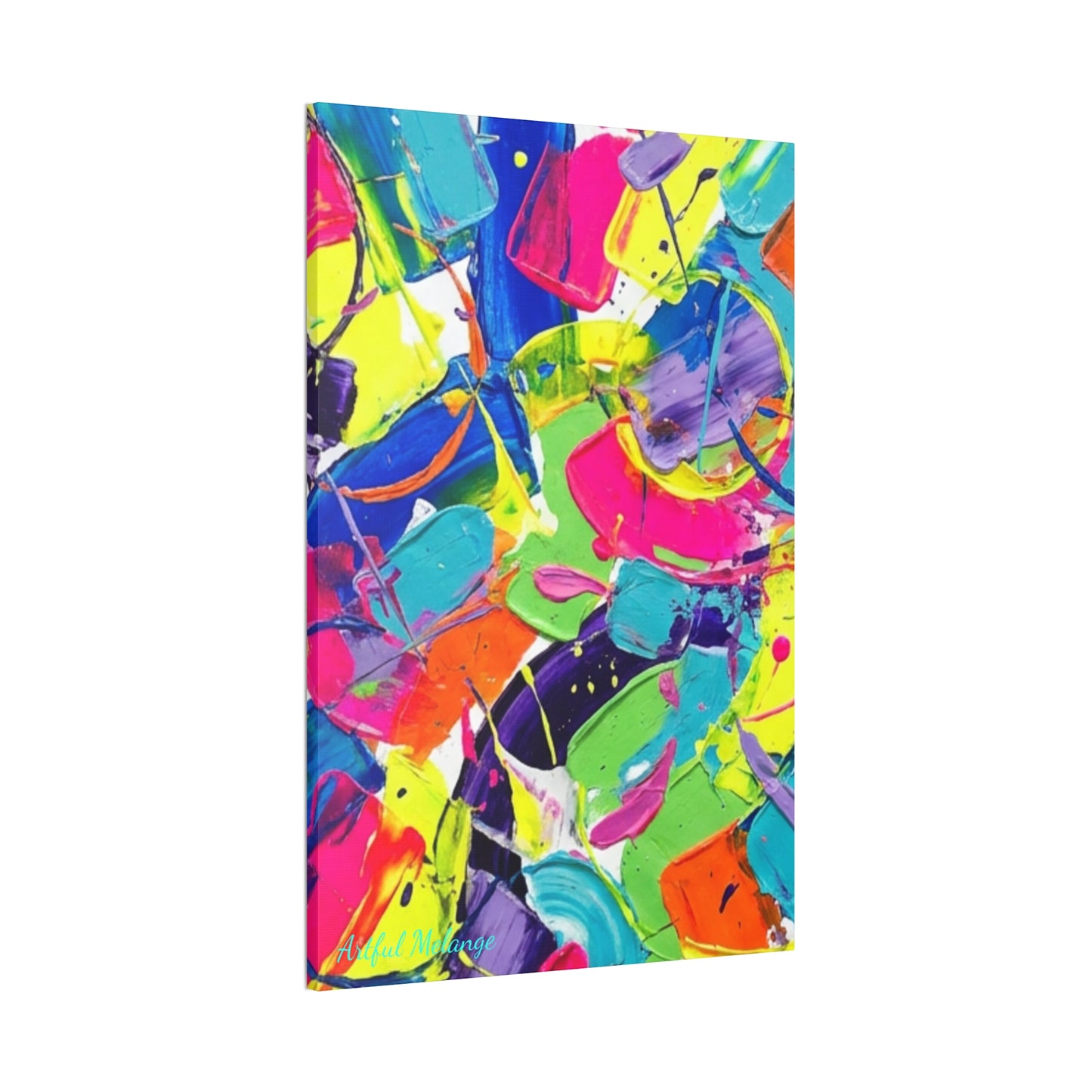 Acrylic Abstract Canvas Print - Richly Textured Artistry