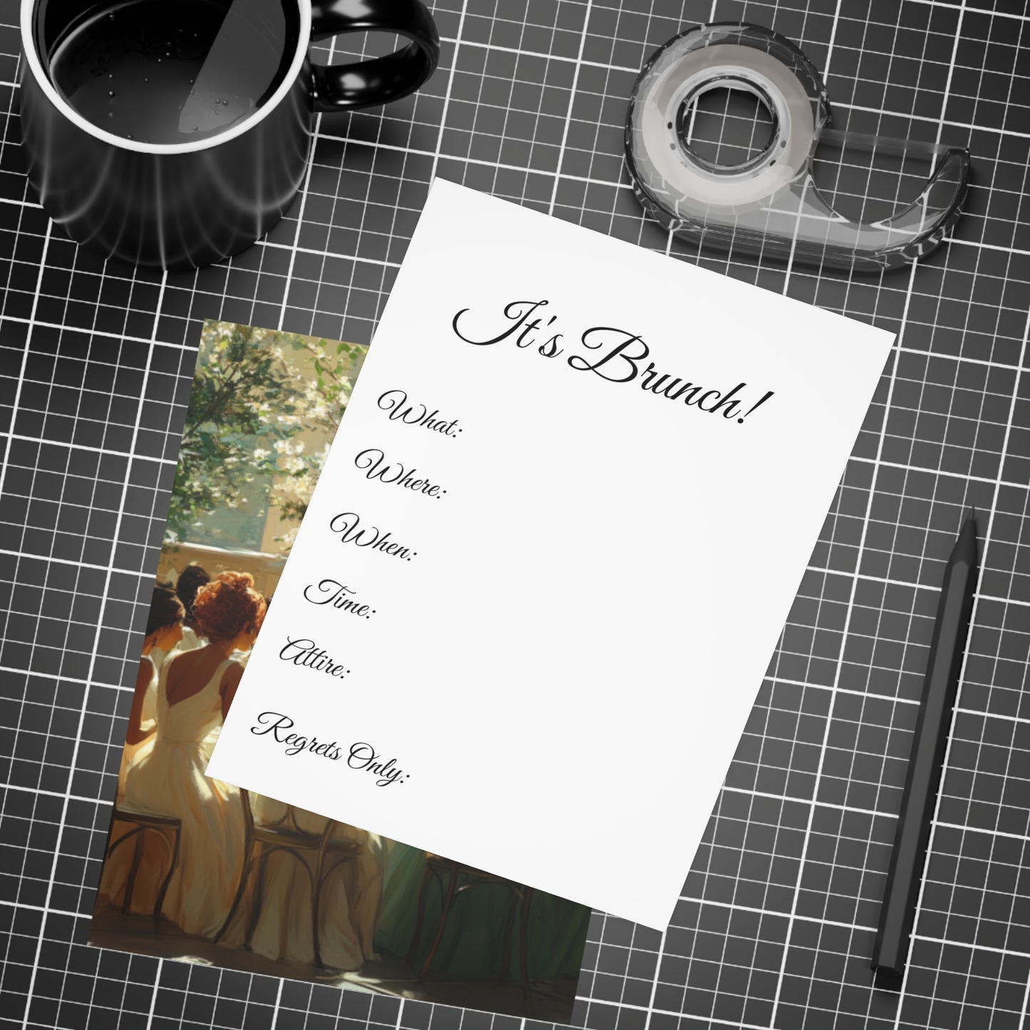 Brunch and Bliss  Invitation Bundles (envelopes included)