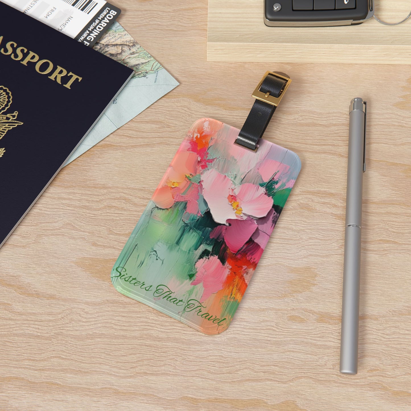 Art Voyage Sisters That Travel Luggage Tag Collection